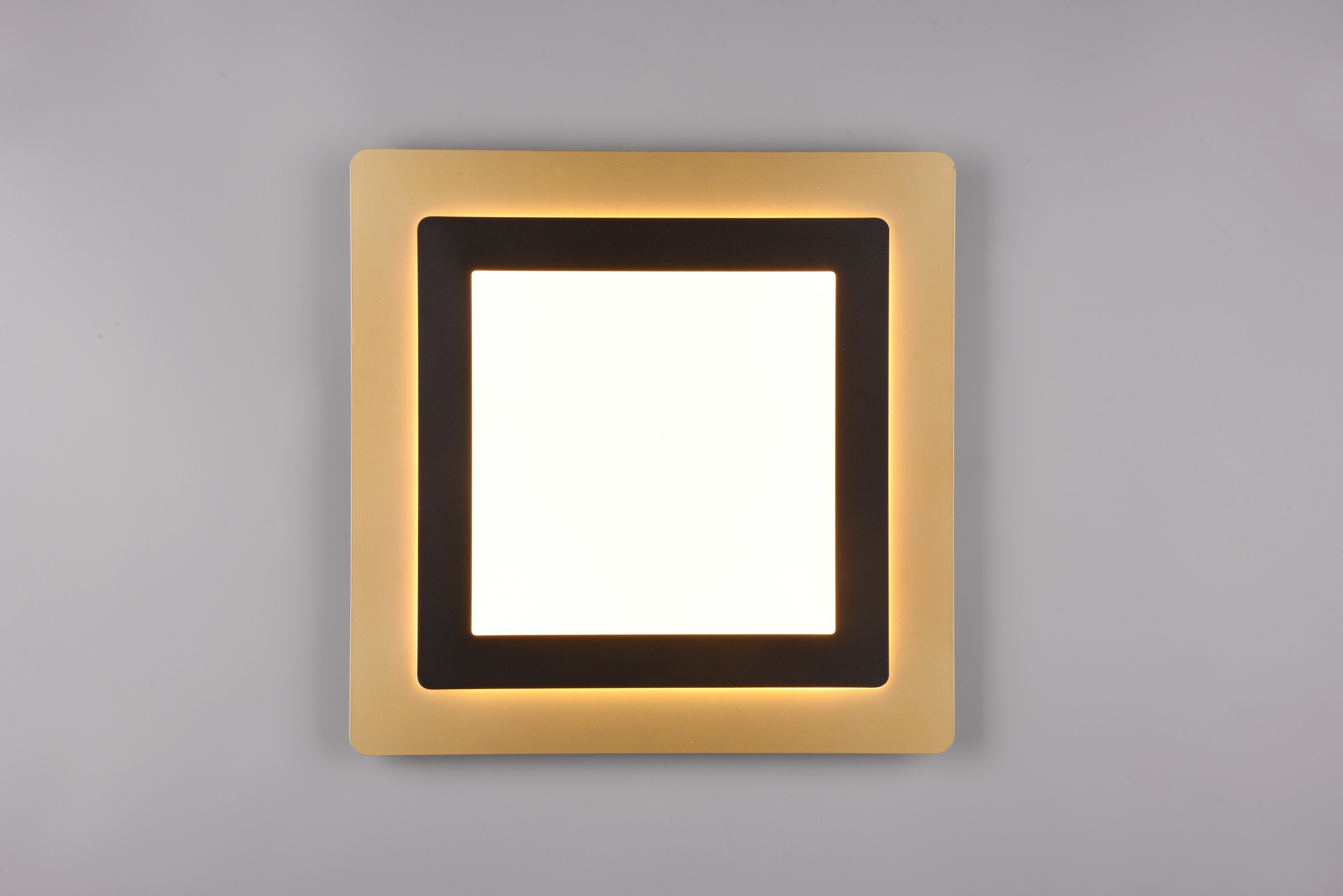 TRIO Leuchten LED Deckenleuchte »MORGAN, quadratische Deckenlampe 45x45cm, dimmbar, CCT, Memoryfunktion«, 1 flammig, Leuchtmittel LED-Board | LED fest integriert, Nachtlicht, Timer, 46W 6000 Lumen, 2700-6500 Kelvin, mit Fernbedienung