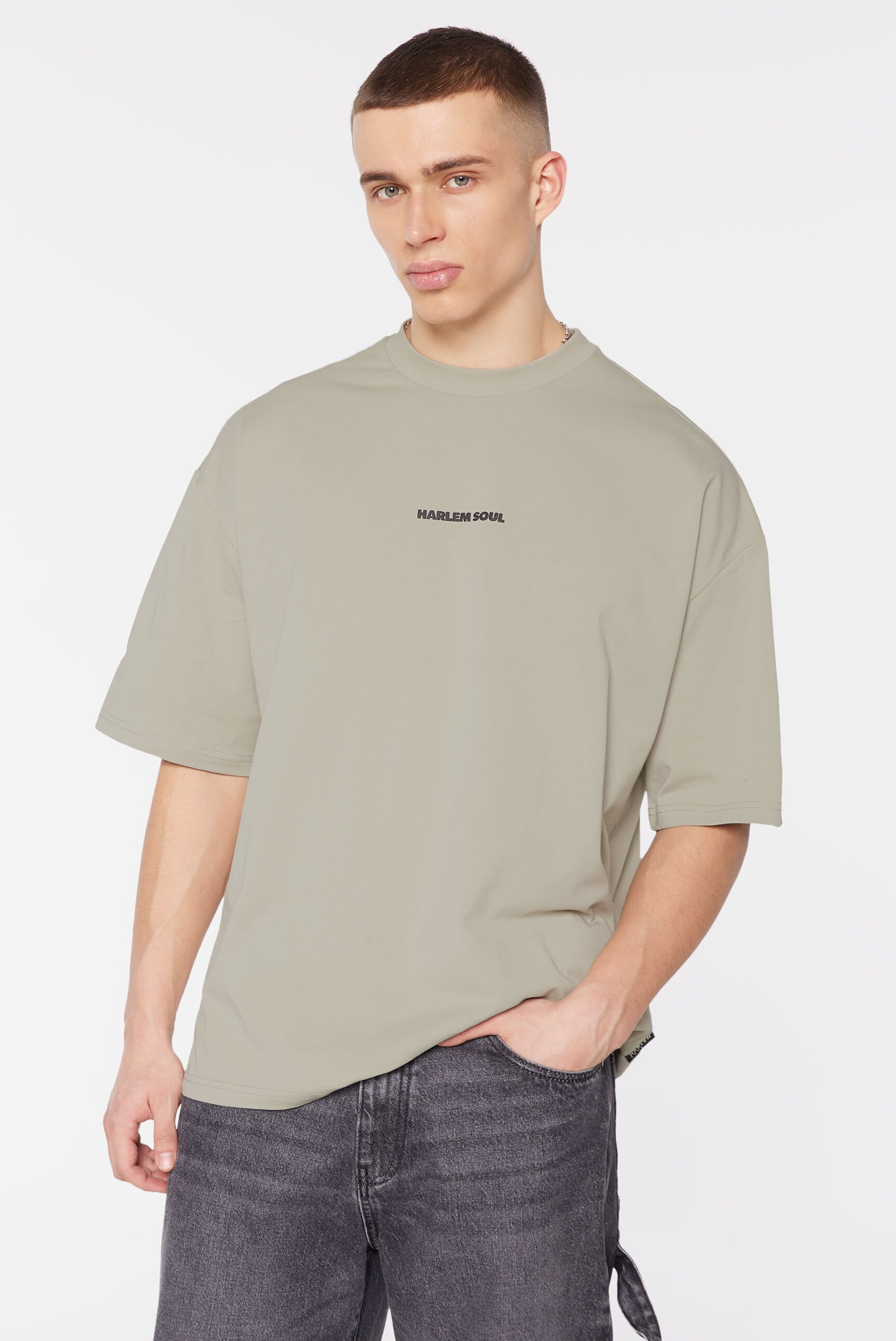 Harlem Soul Rundhalsshirt, aus Baumwolle