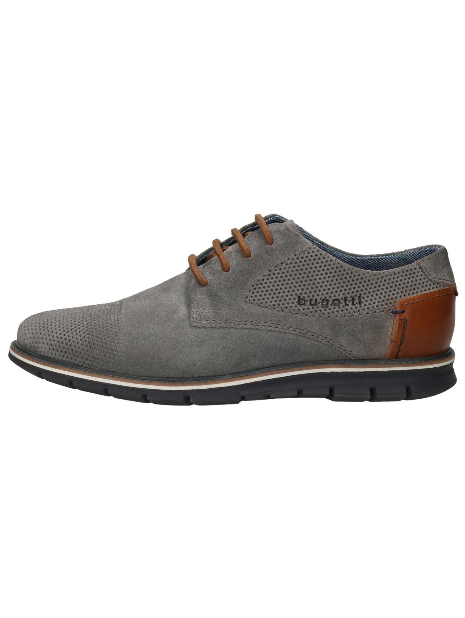 bugatti Schnürschuh »bugatti Businessschuhe Veloursleder«