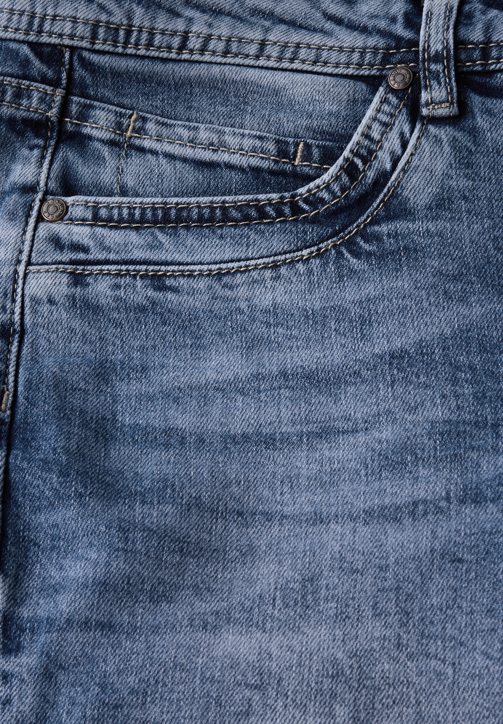 STREET ONE Slim-fit-Jeans, Middle Waist