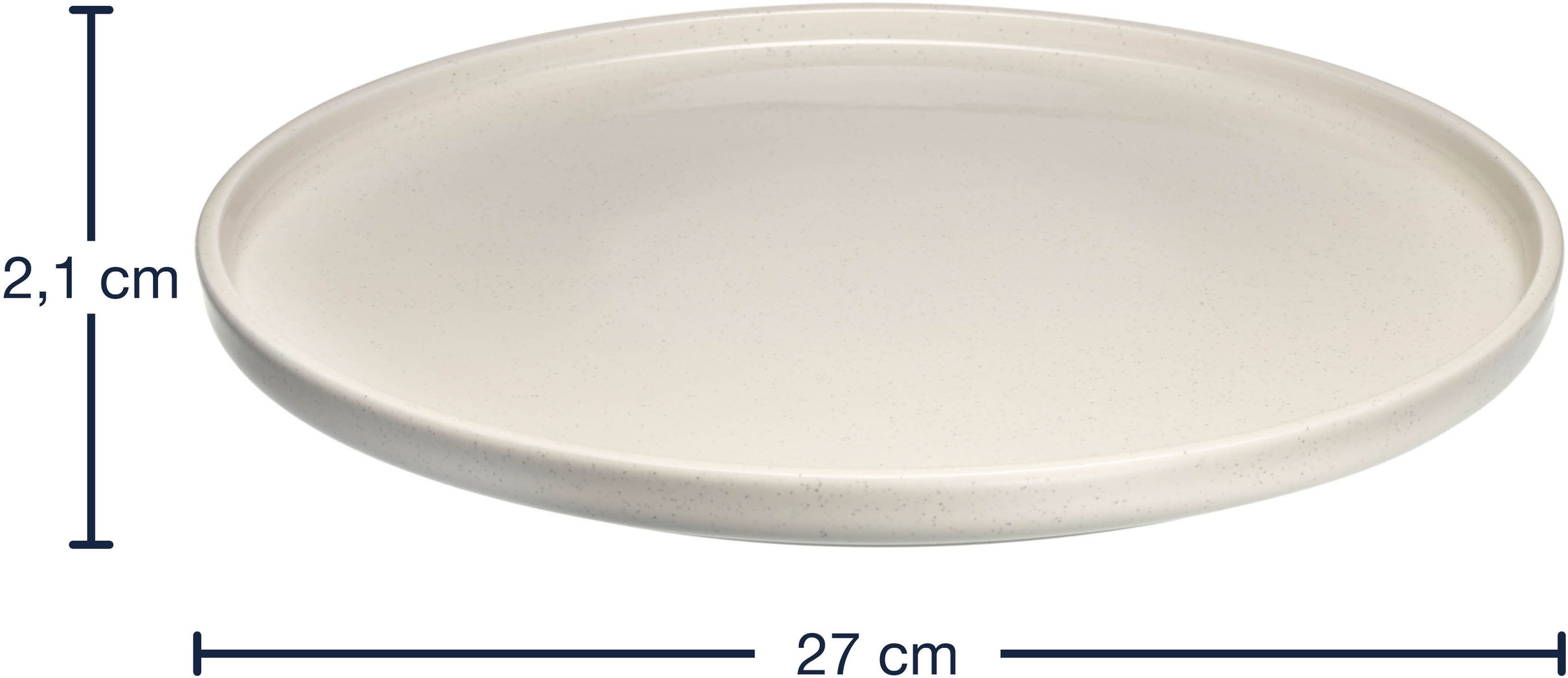 LEONARDO Teller-Set »Speiseteller ROMA, Keramikteller, ca. 27 cm, 6-teilig«, (Set, 6 tlg.), Geschirr-Set, Service, spülmaschinengeeignet