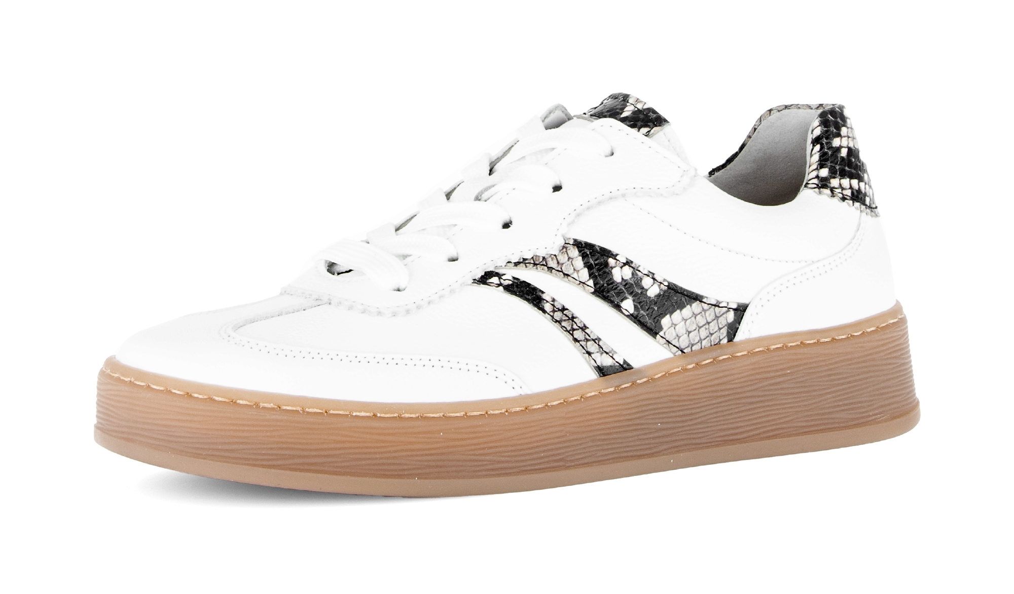 Gabor Plateausneaker "FLORENZ" Freizeitschuh, Halbschuh, Schnürer, im Retro günstig online kaufen