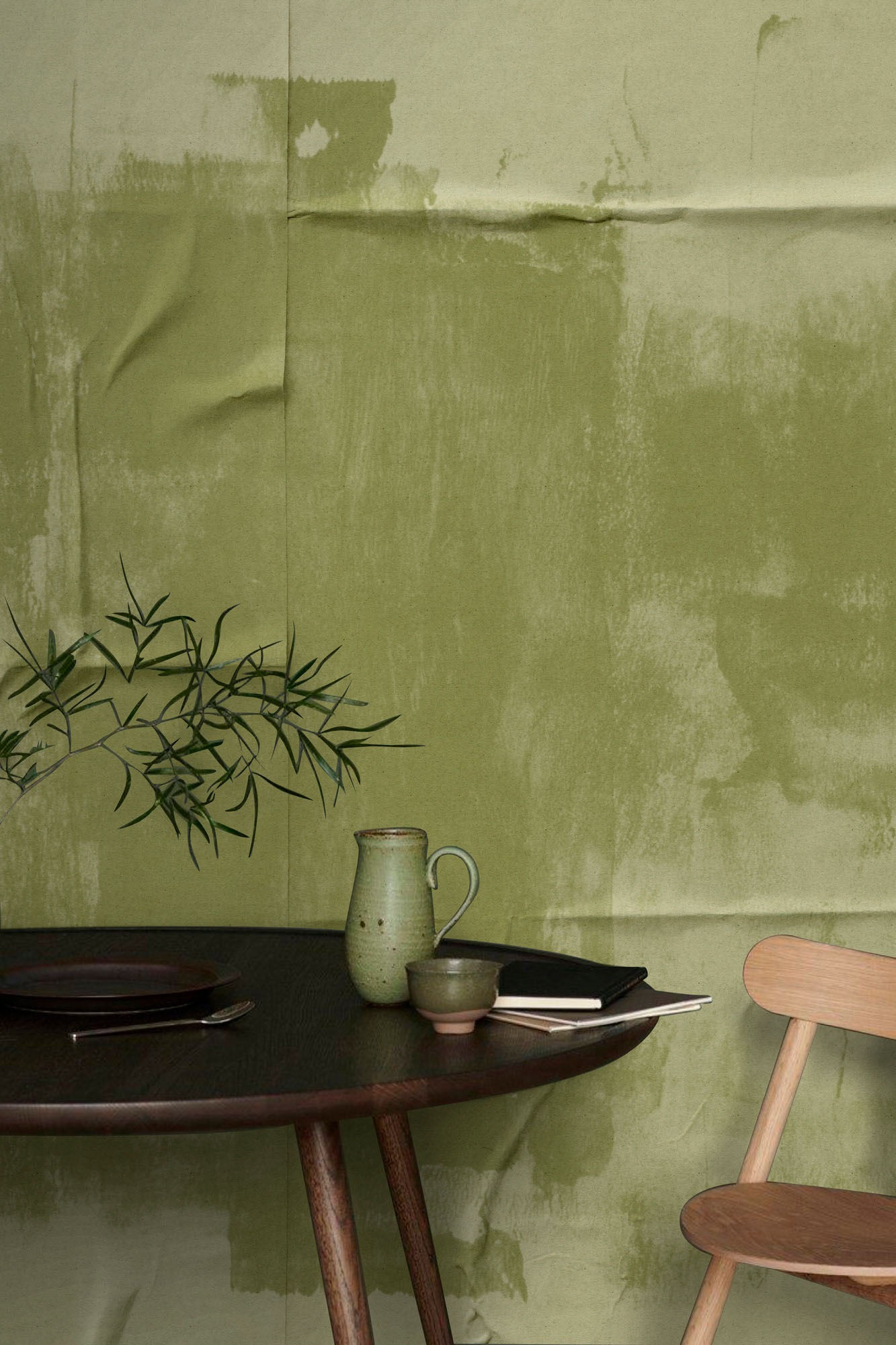 living walls Fototapete »Walls by Patel 5 Fototapete Betonoptik im Used Look« abstrakt glatt Betonoptik im Used Look auf 200 g/m² Premium-Vlies