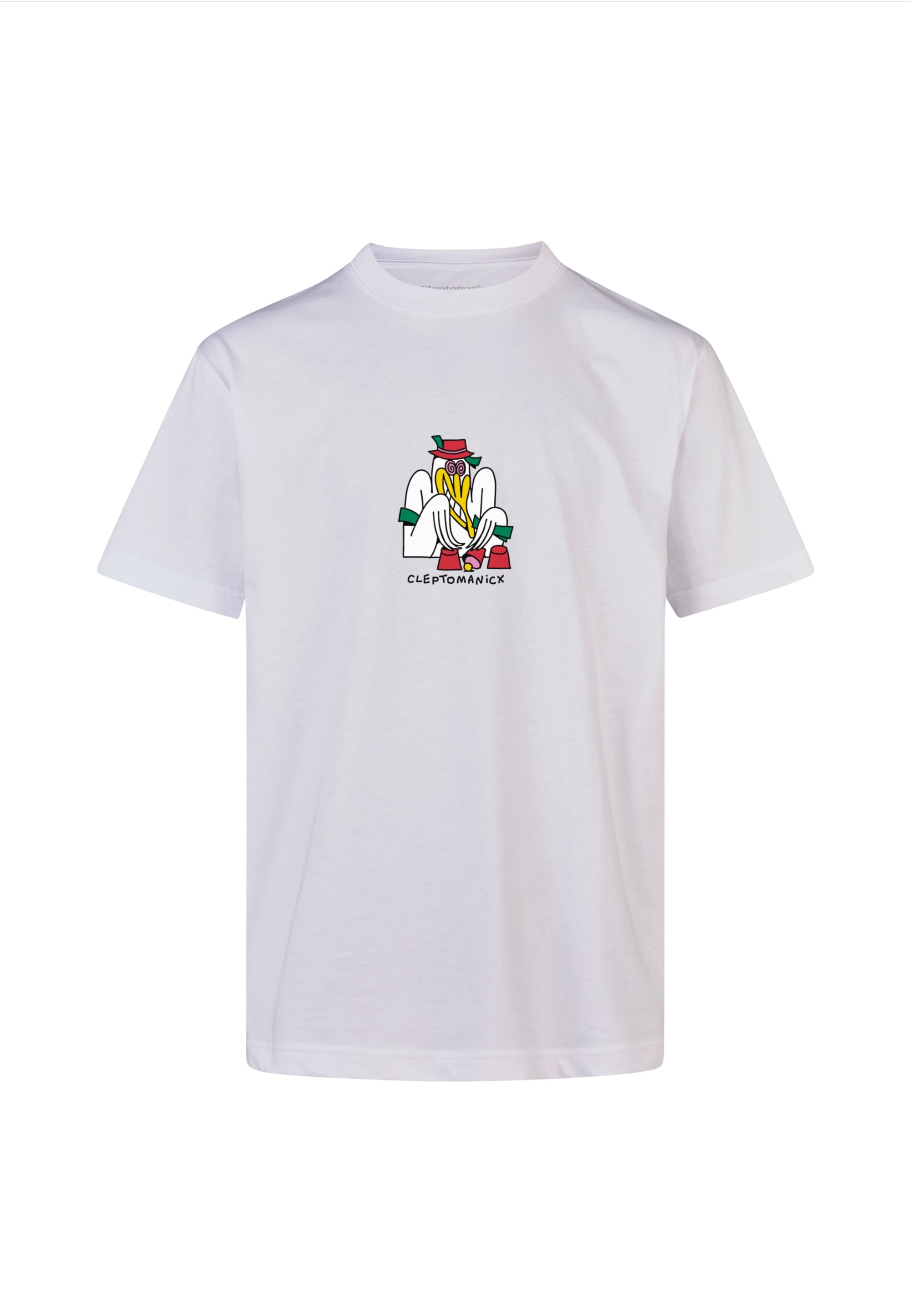 Cleptomanicx T-Shirt mit großem Frontprint