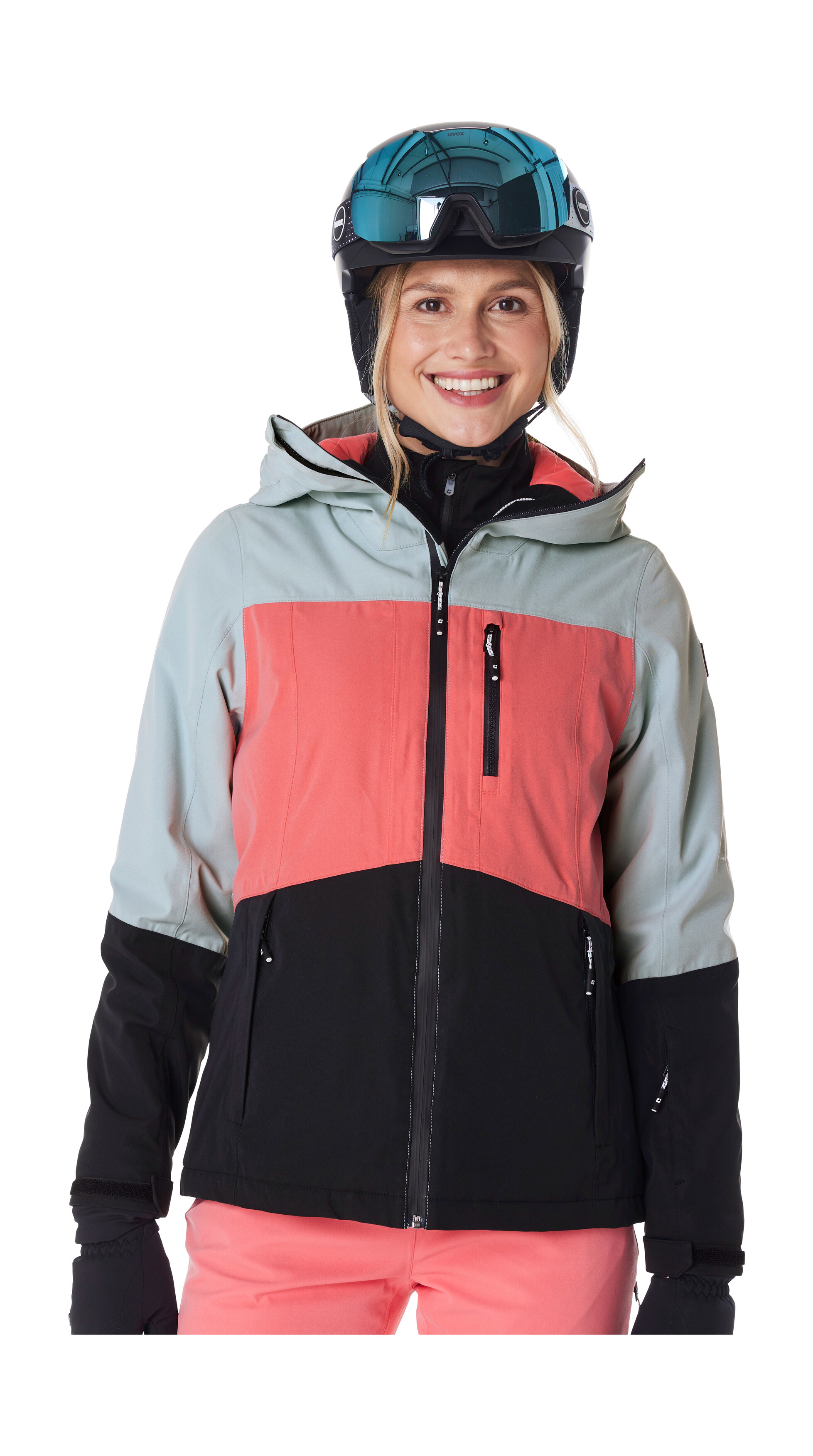 Killtec Skijacke "KSW 277 WMN SKI JCKT" Wasserdichte Damenjacke mit Schneefang, verstellbar und atmungsaktiv
