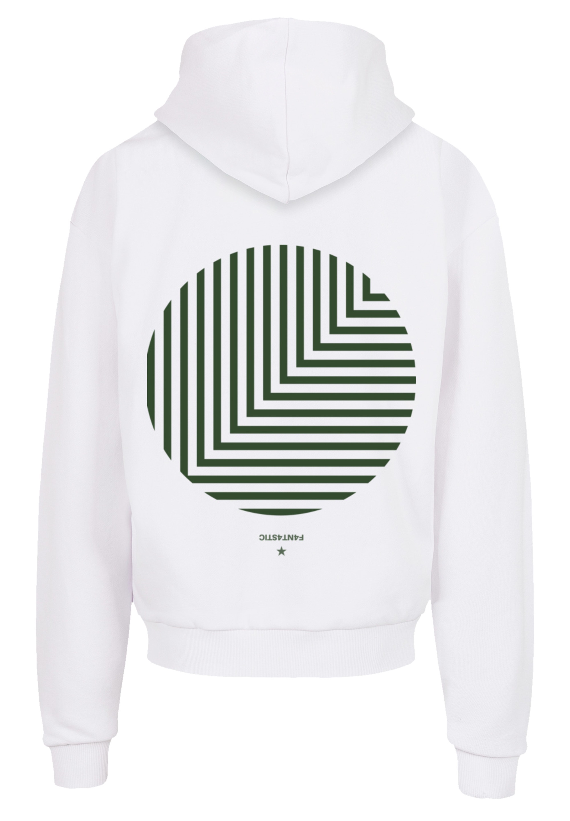F4NT4STIC Kapuzenpullover »Geometrics Grün«, Print