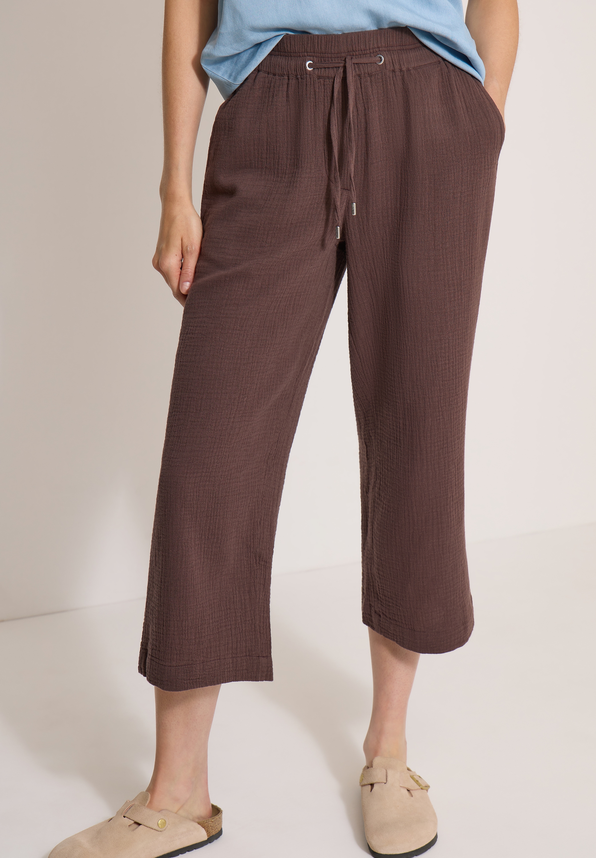 Cecil Stoffhose  High Waist