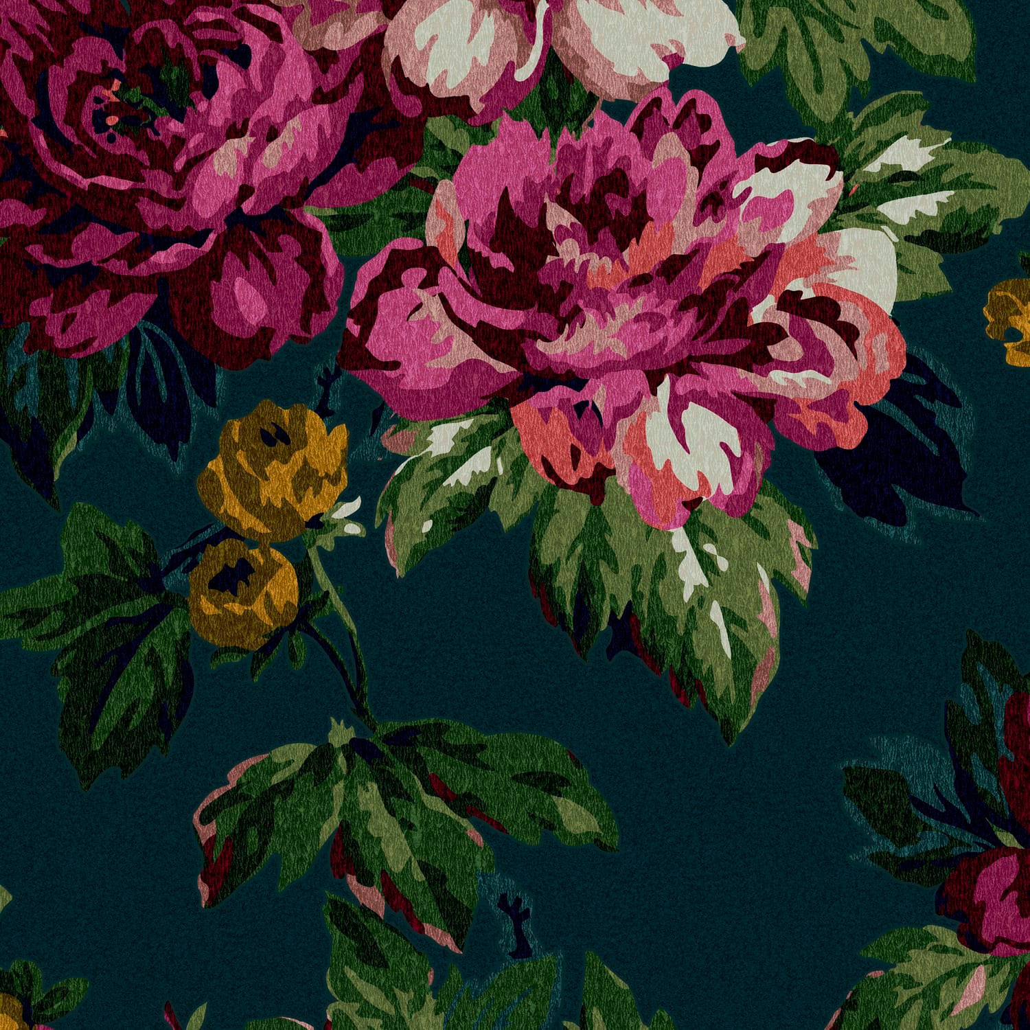 Joules Vliestapete »Invite Floral Peacock«, floral, floral