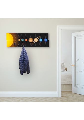 Garderobenleiste »Vector Sonnensystem mit Planeten«
