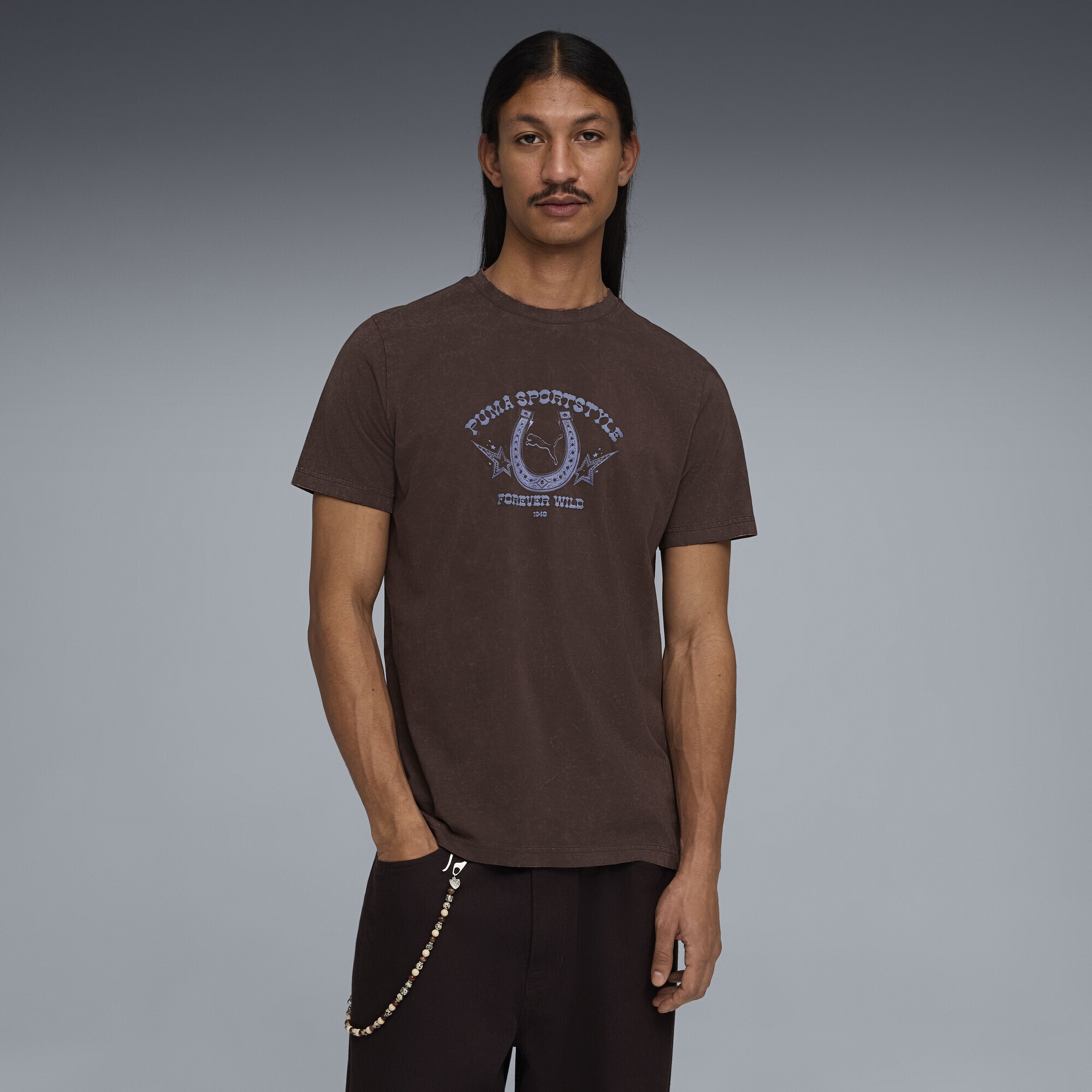 PUMA T-Shirt »Graphic Retro Washed T-Shirt Herren«