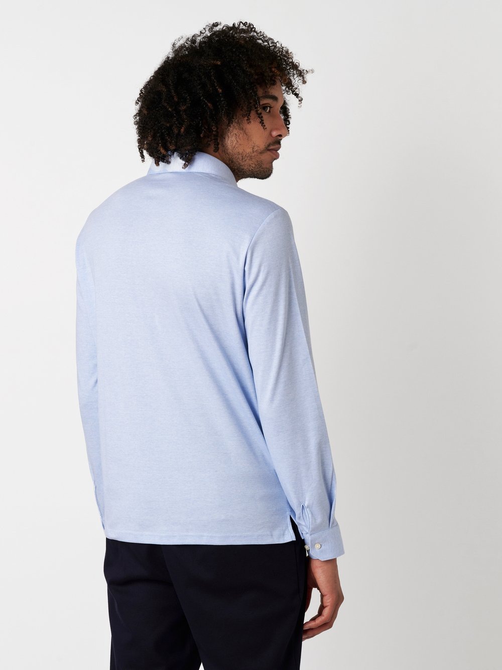 DESOTO Langarm-Poloshirt »Essential Polo Kent 1/1«, Mit Rundhalsausschnitt