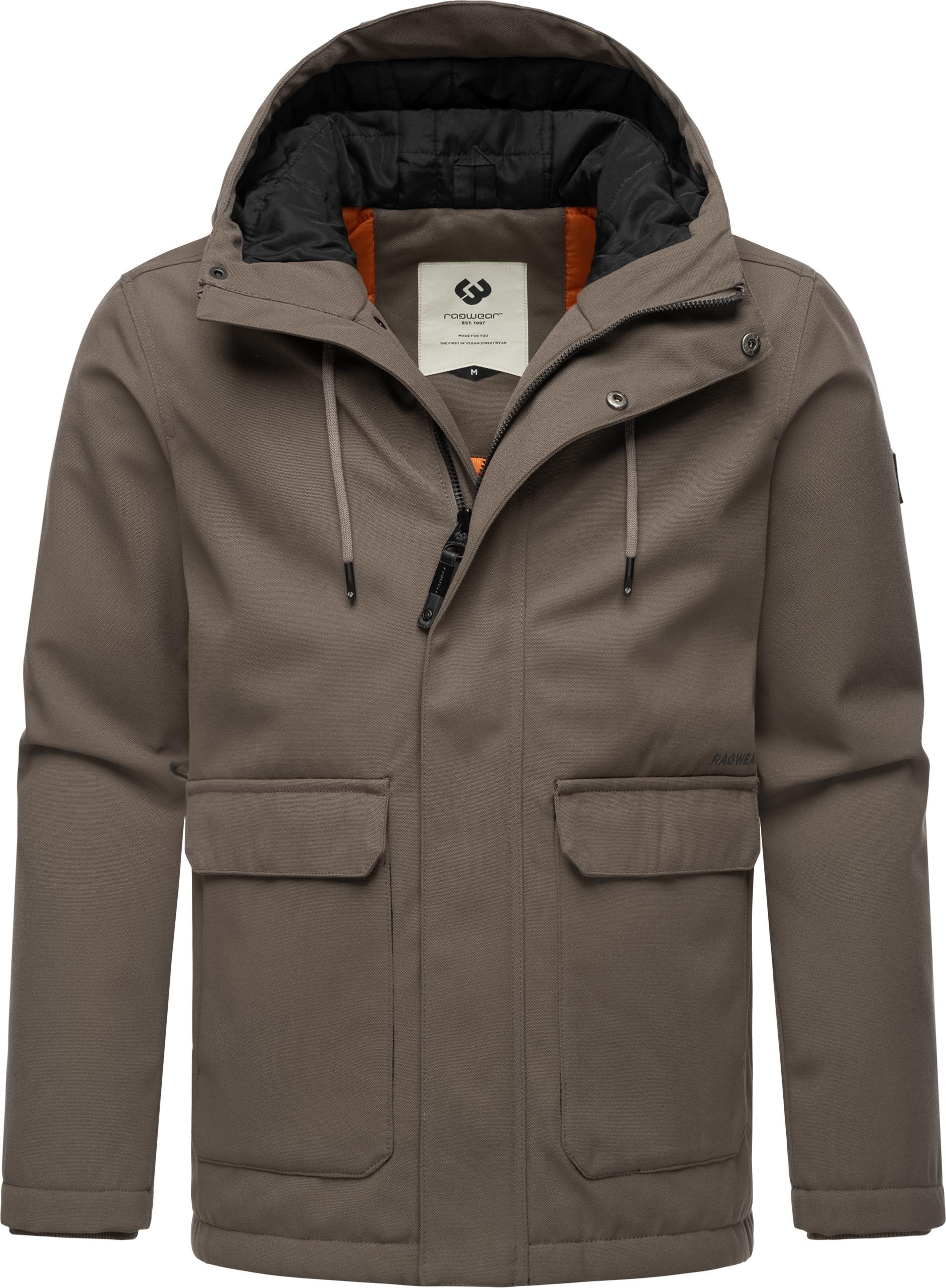 Ragwear Winterjacke »Mr Them«, mit Kapuze, stylische Herren Outdoorjacke mit großer Kapuze
