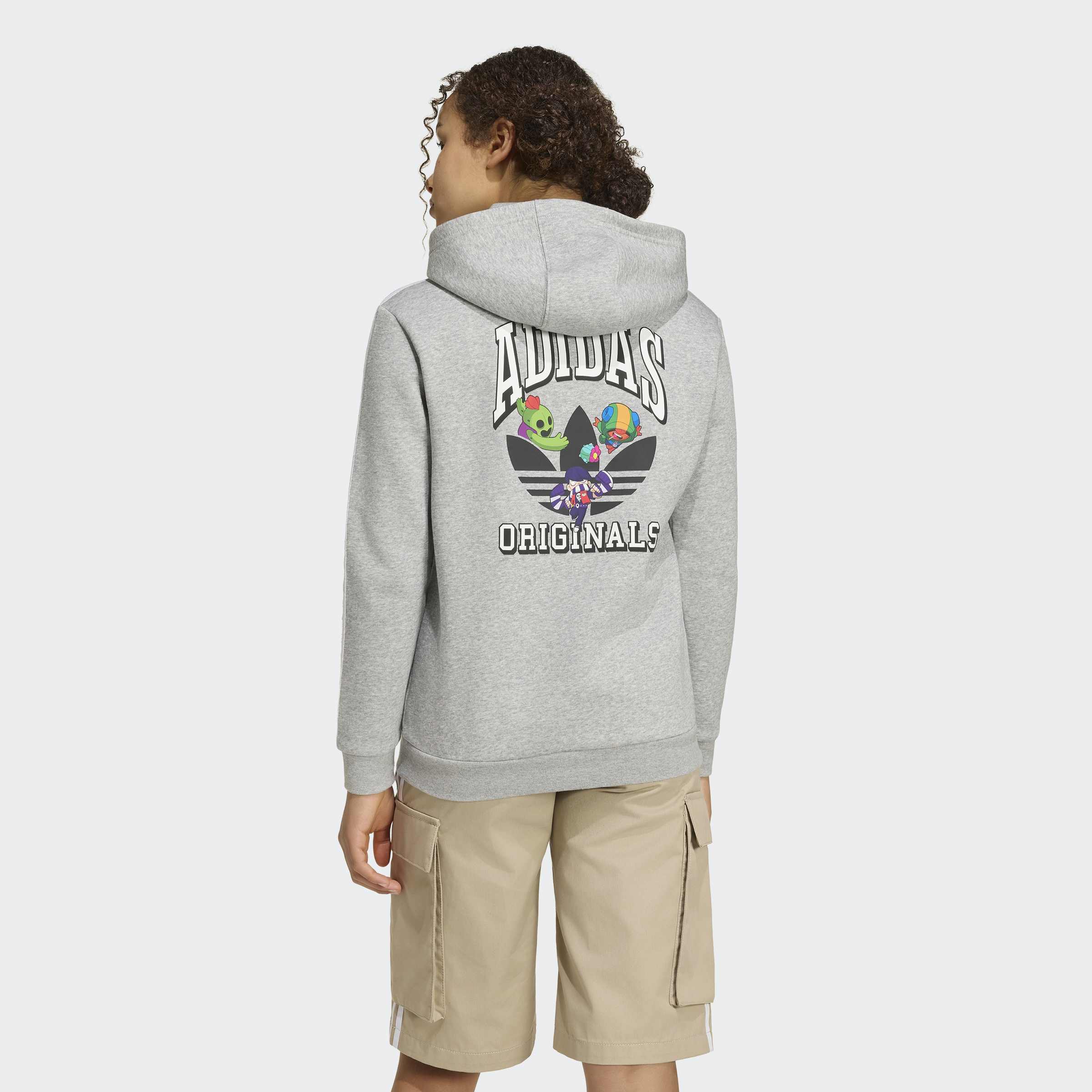 adidas Originals Kapuzensweatshirt "GRAFIK-HOODIE, LOCKER GESCHNITTEN"
