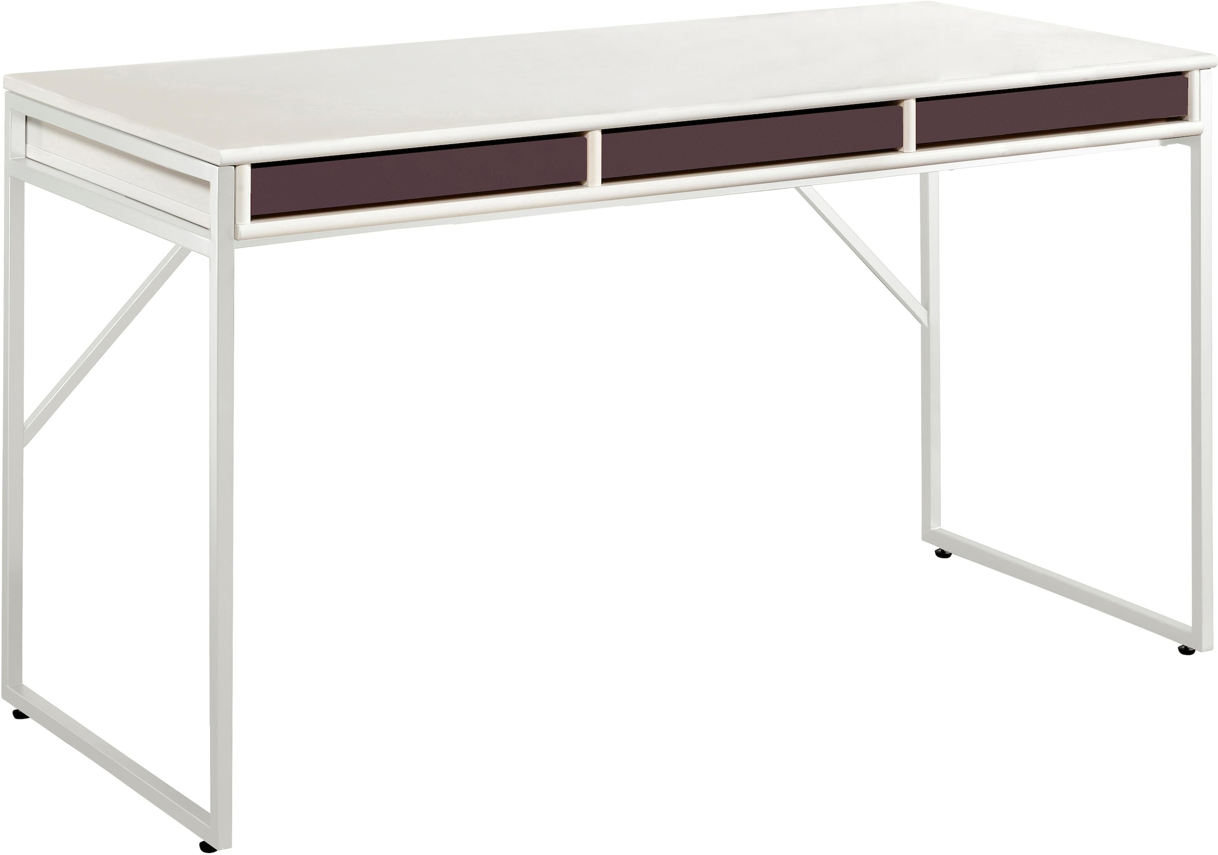 Schreibtisch BAUR Designmöbel Gestell, B: Hammel mit 137,4 cm, Tisch, Furniture Computertisch«, Arbeitstisch, »Mistral Bürotisch, |