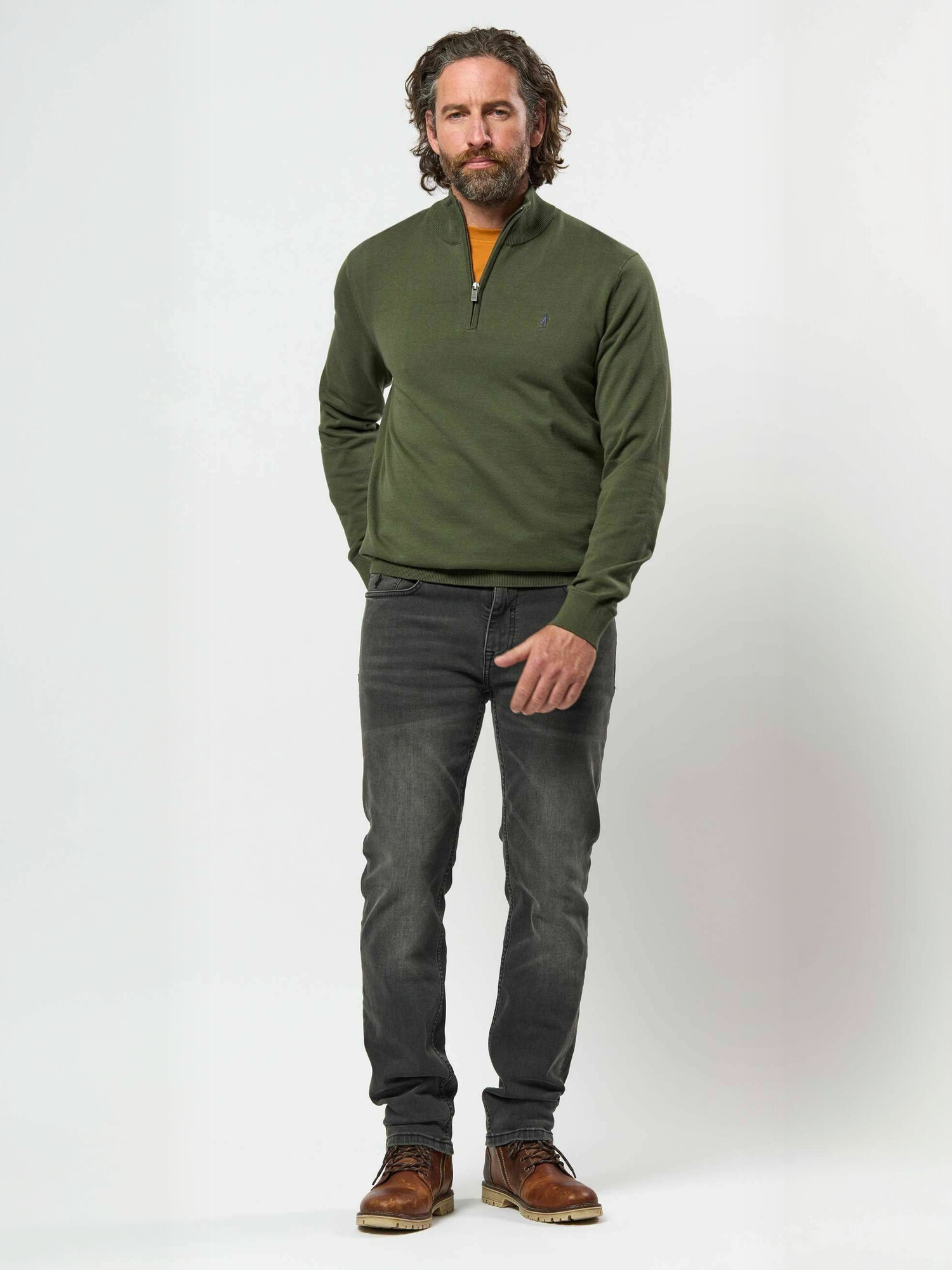 MCS Rundhalspullover »MCS Pullover MCLyle«