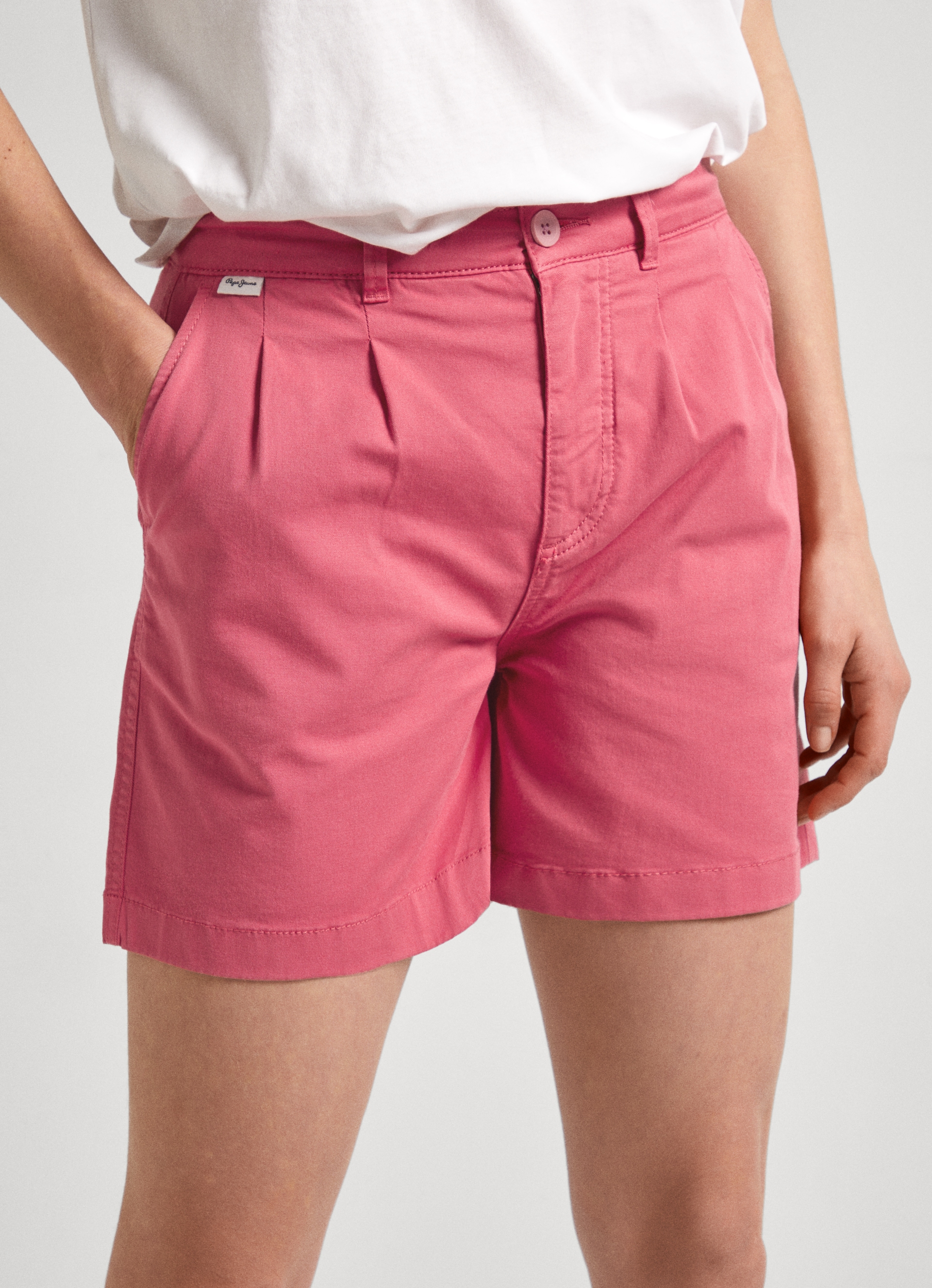 Pepe Jeans Chinoshorts »VANIA«, aus softem Baumwollmix