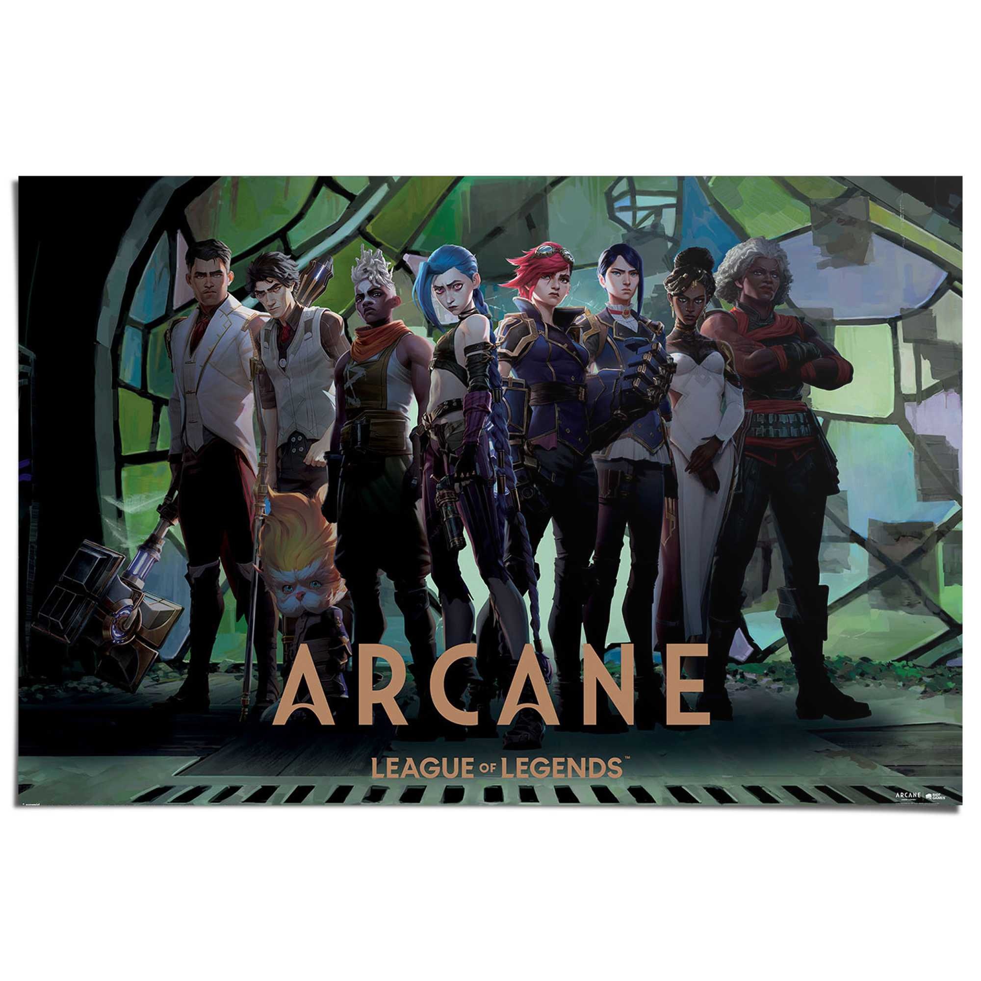 Reinders Poster "Arcane" Teenager Zimmer - Mehrfarbig - 150 gr. Papier - Ca günstig online kaufen