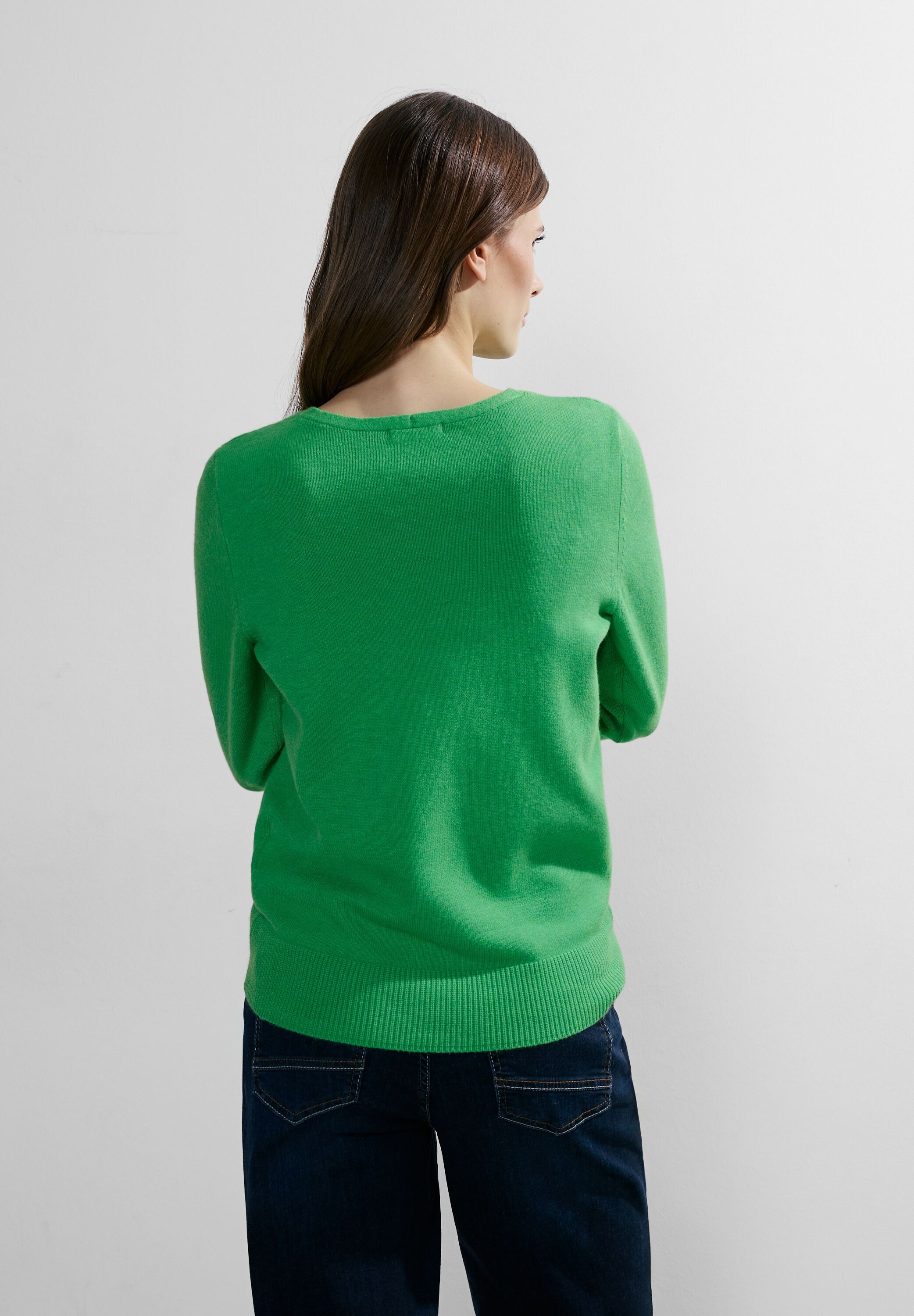 Cecil Strickpullover »Cosy«, mit Ziernaht vorne