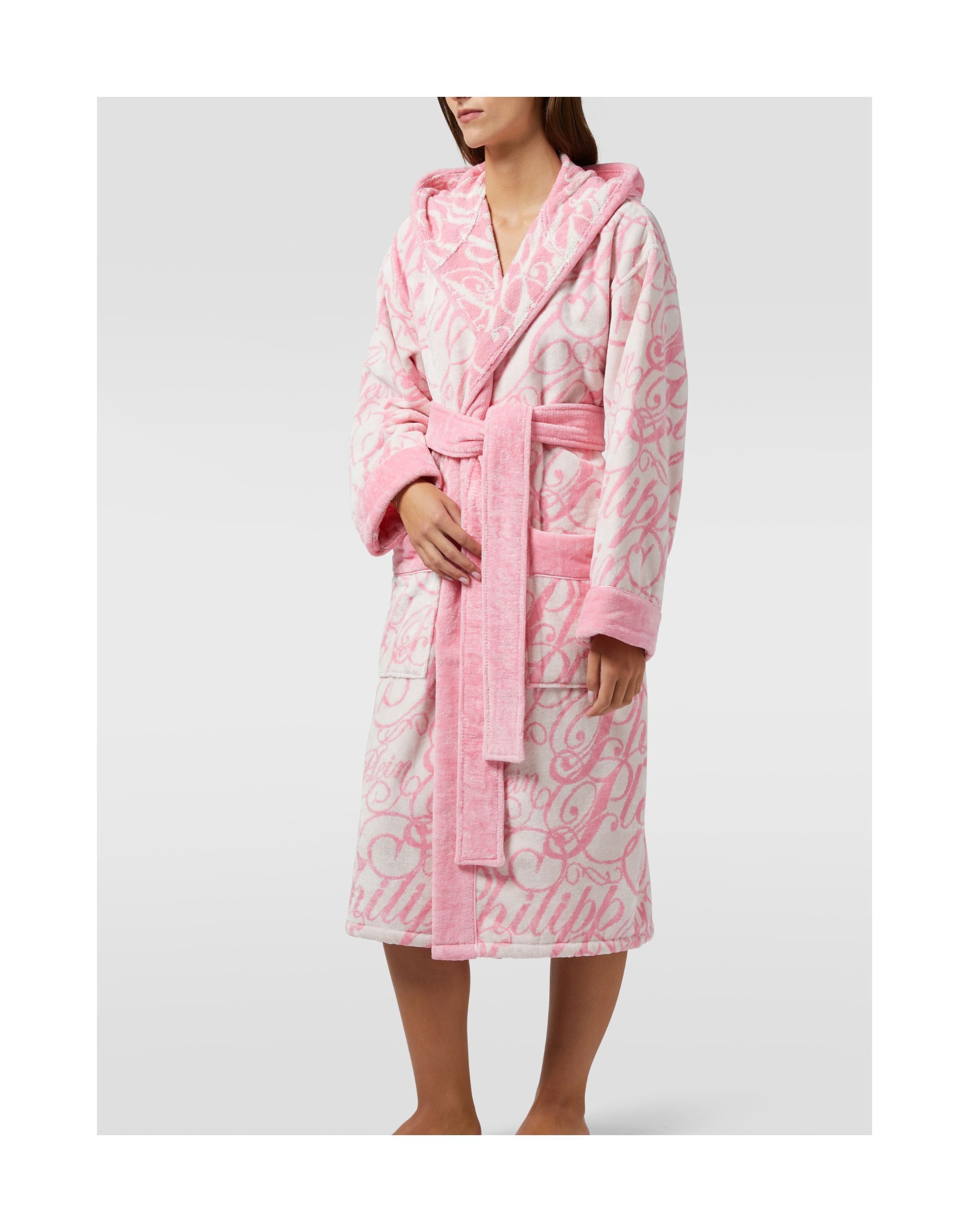 PHILIPP PLEIN Bademantel "Hooded Bathrobe Signature" günstig online kaufen