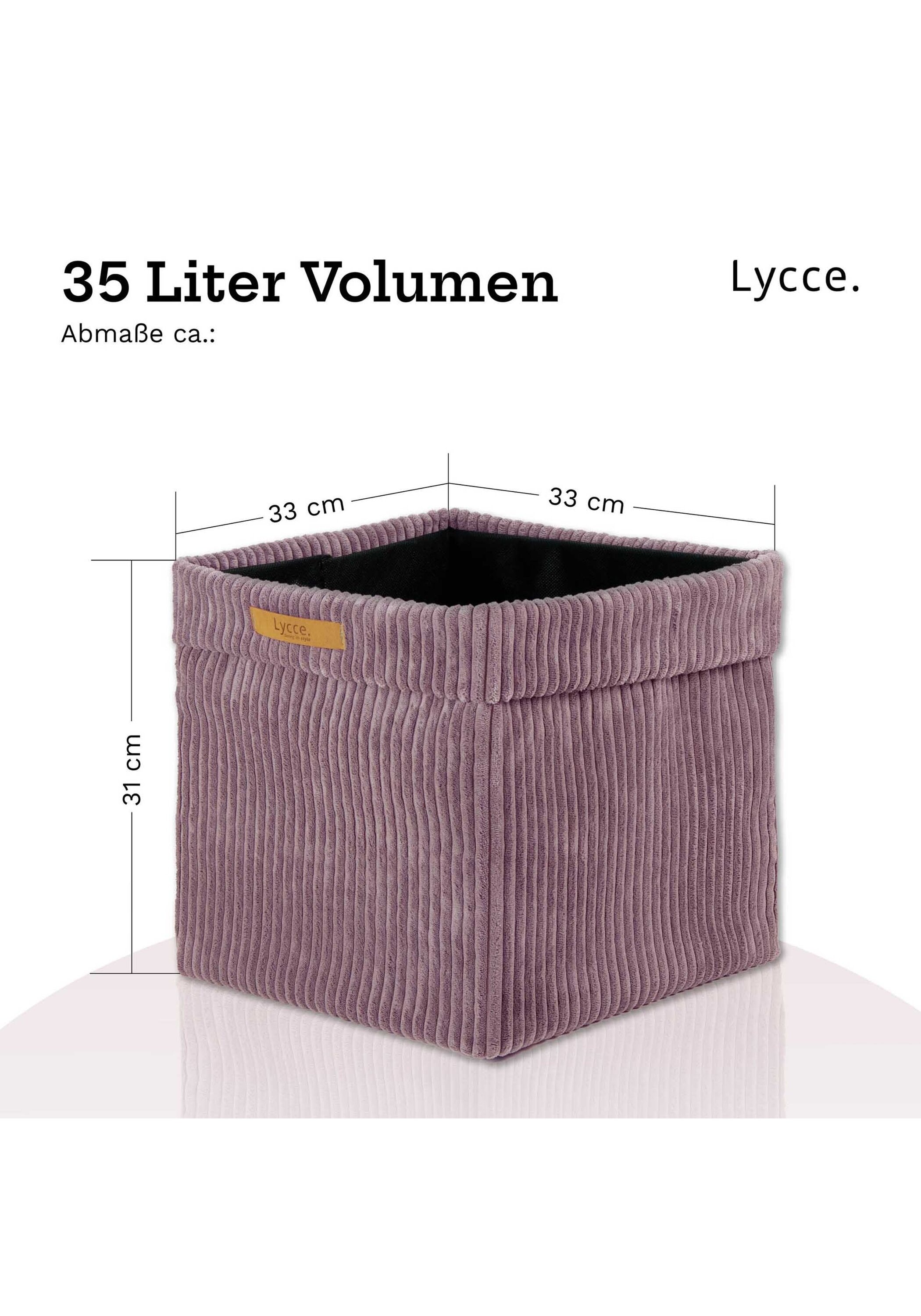 Lycce Aufbewahrungsbox »Aufbewahrungskorb Faltbare Aufbewahrungsbox Cord 4P 4er Pack«