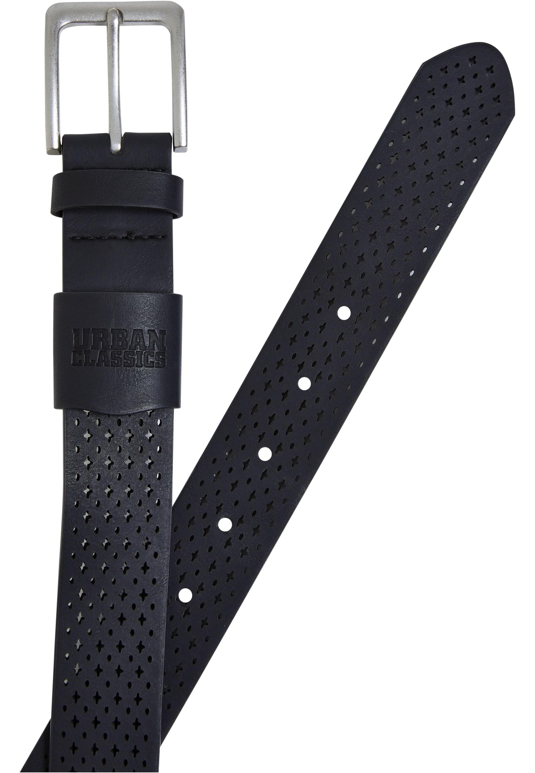 URBAN CLASSICS Hüftgürtel »Urban Classics Unisex Synthentic Leather Perforated Belt«