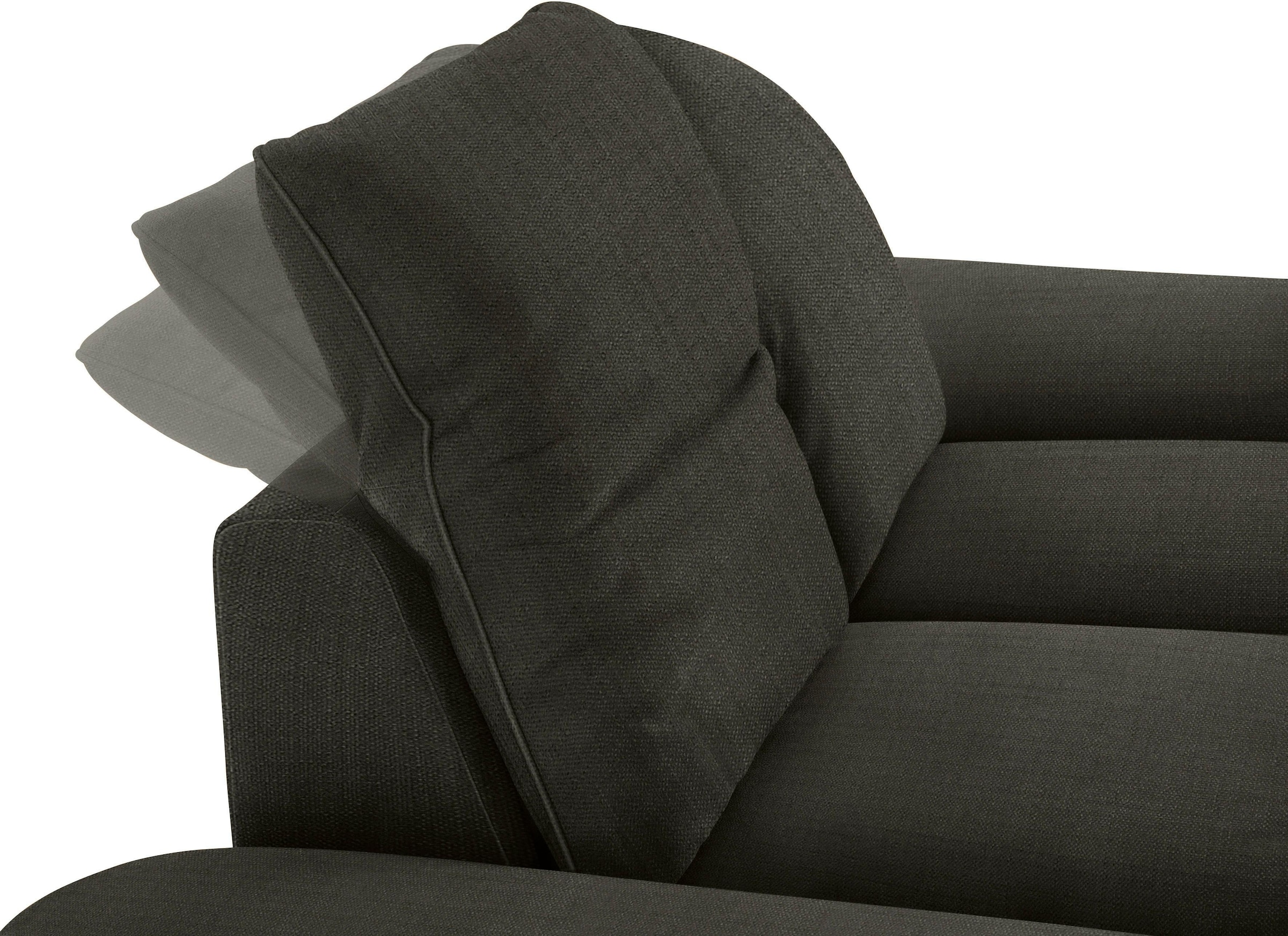 W.SCHILLIG 2-Sitzer »enjoy&MORE«, mit Sitztiefenverstellung, Füße silber matt, Breite 202 cm