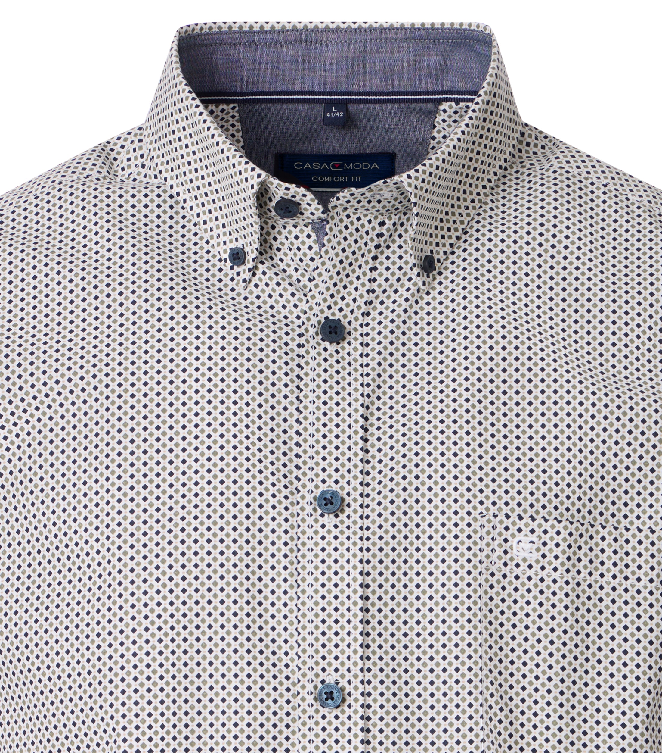 CASAMODA Kurzarmhemd »CASAMODA Freizeithemd Kurzarm Print«
