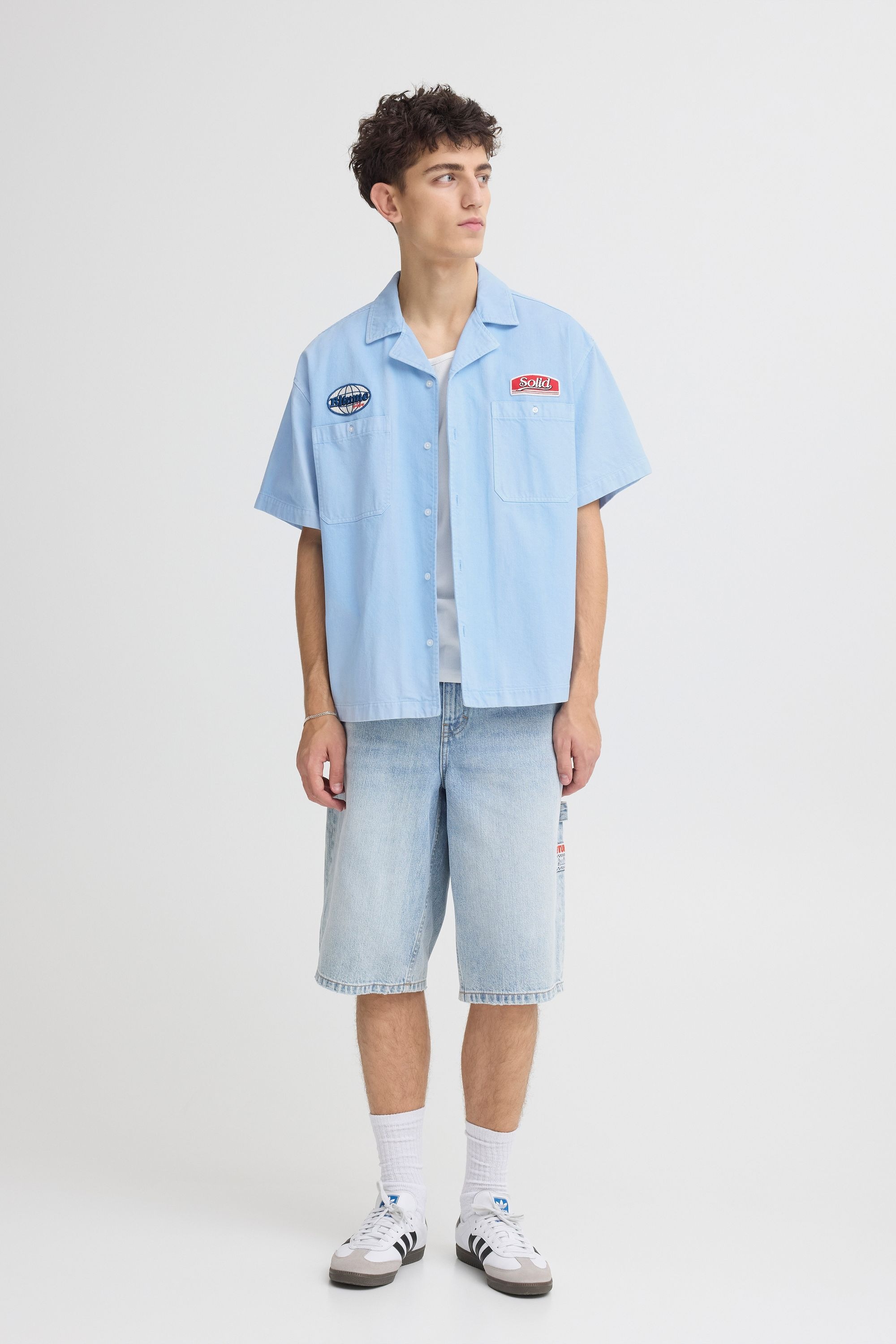 Solid Kurzarmhemd "Kurzarmhemd SDBoone" günstig online kaufen