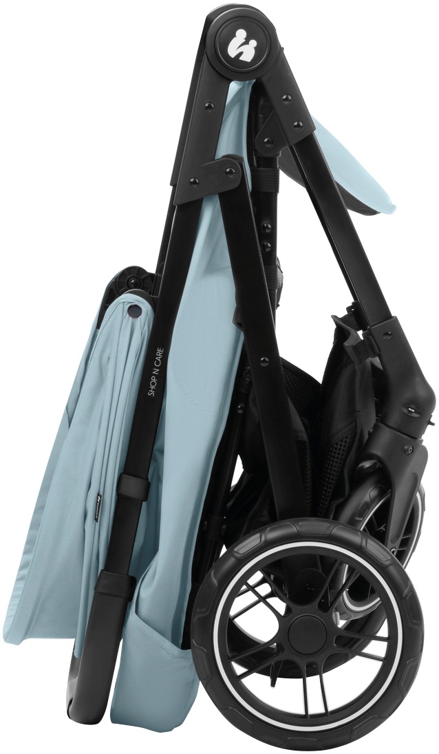 Hauck Kinder-Buggy »Shop N Care, Dusty Blue«, 22 kg, bis 22 kg belastbar; kompatibel mit Babyschale