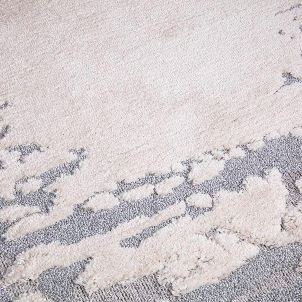Carpet City Hochflor-Teppich »Valencia 908«, rechteckig, 20 mm Höhe, Läufer, Boho-Stil, 3D-Effekt, Relief, Hoch-Tief-Struktur, mit Fransen