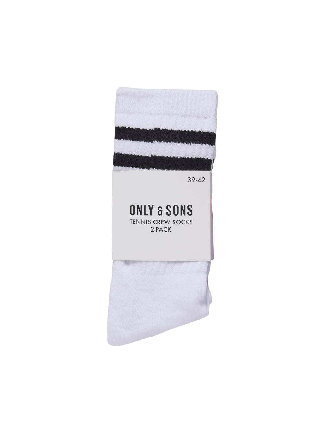 ONLY & SONS Freizeitsocken "ONSBASIC TENNIS SOCK 2 PACK NOOS" Packung, 2 Pa günstig online kaufen