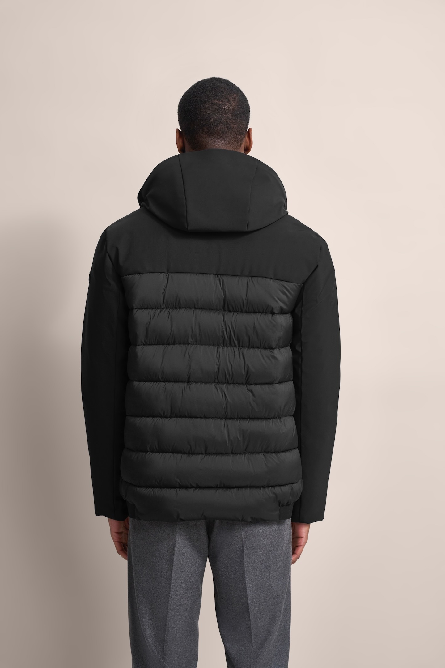 bugatti Langjacke, mit Kapuze, mit Stretchfunktion