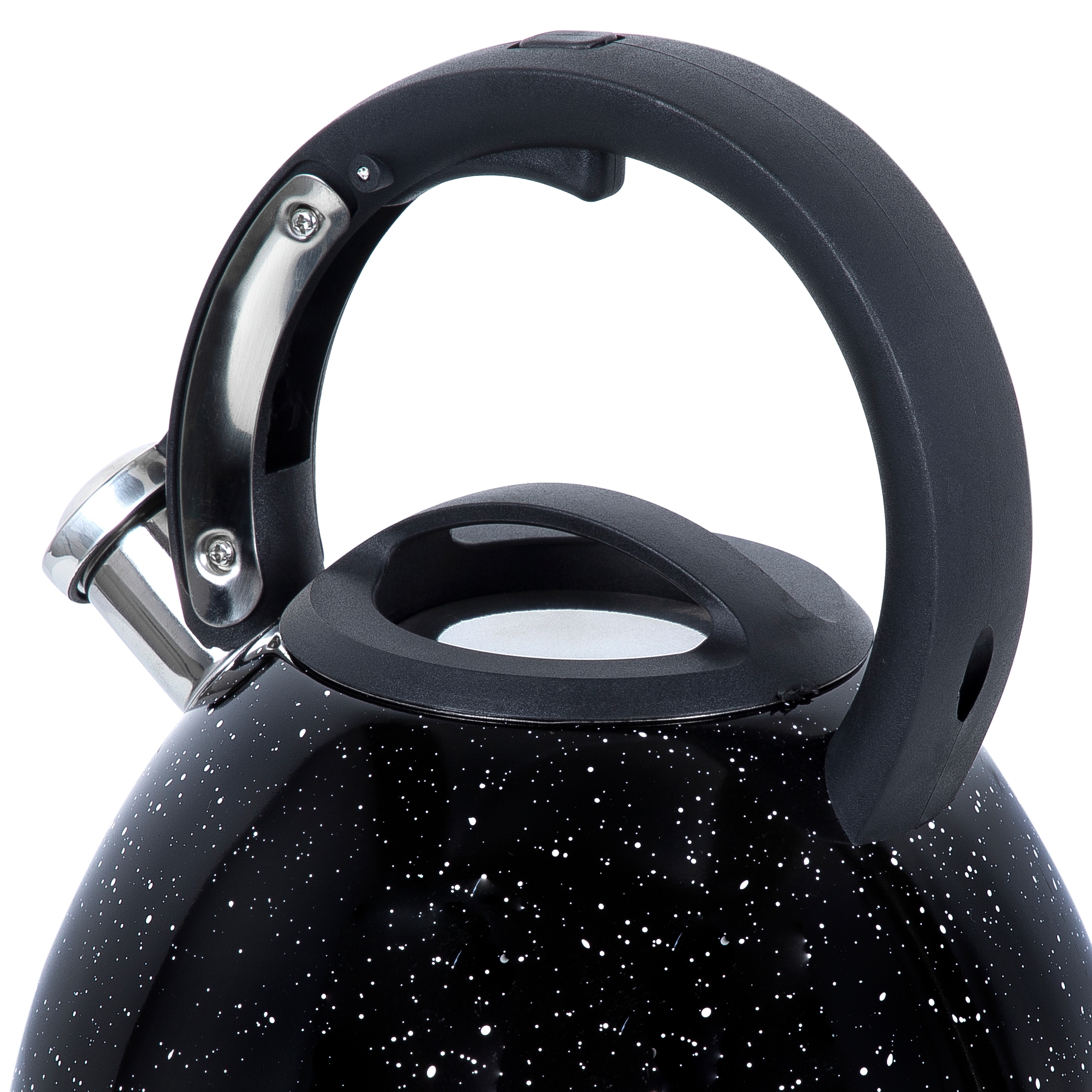 RESTO Kitchenware Wasserkessel »Lyra, Flötenkessel 2,7 l mit wärmespeicherndem Boden im Geschenkkarton«, Edelstahl, (1 tlg.), mit ergonomischem, wärmeableitenden Bakelit-Griff