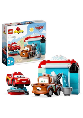 LEGO® Konstruktionsspielsteine »Lightning McQueen und Mater in der Waschanlage... kaufen