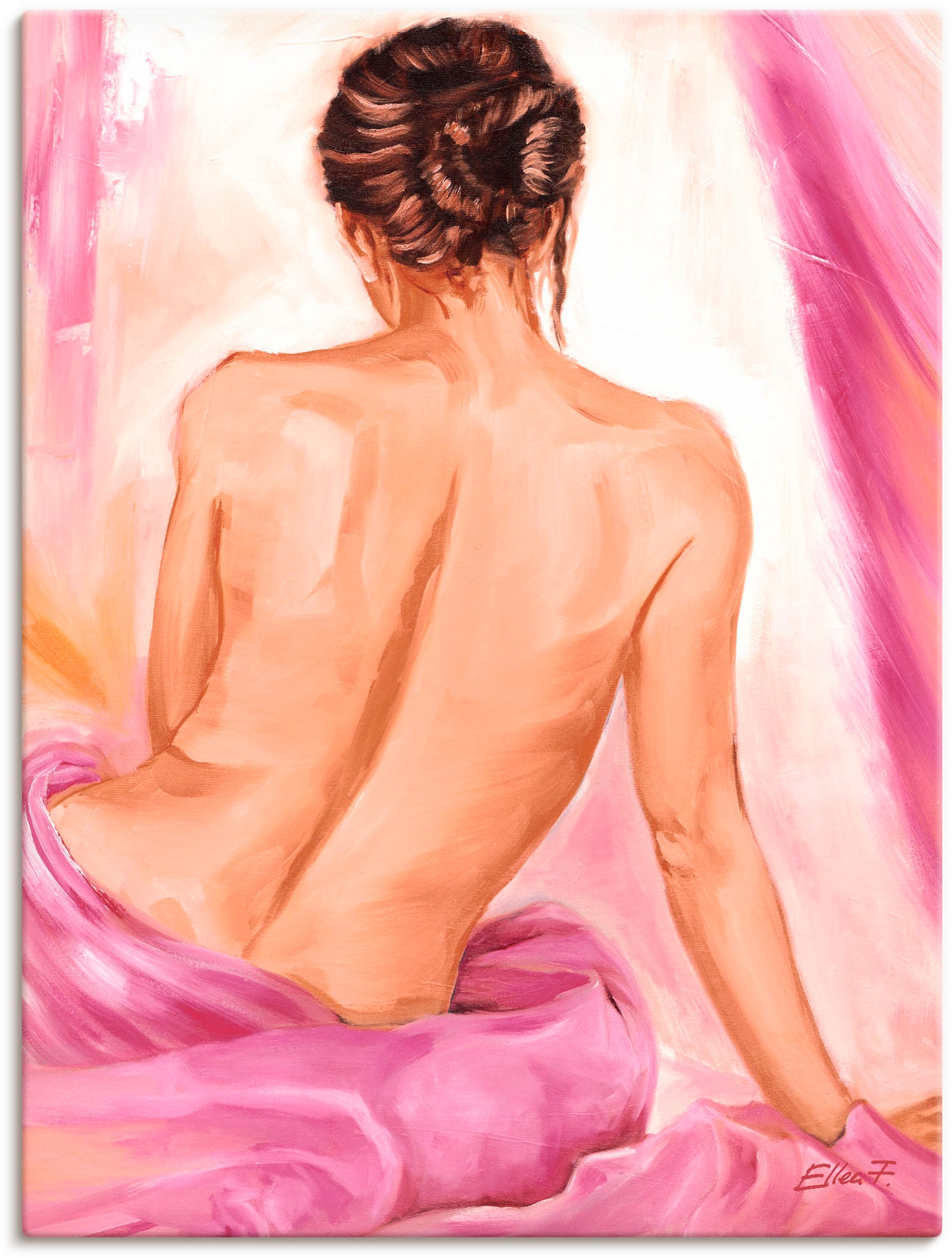 Artland "Akt II" Erotische Bilder 1 Stk. tlg. auf Holzrahmen gespannt günstig online kaufen