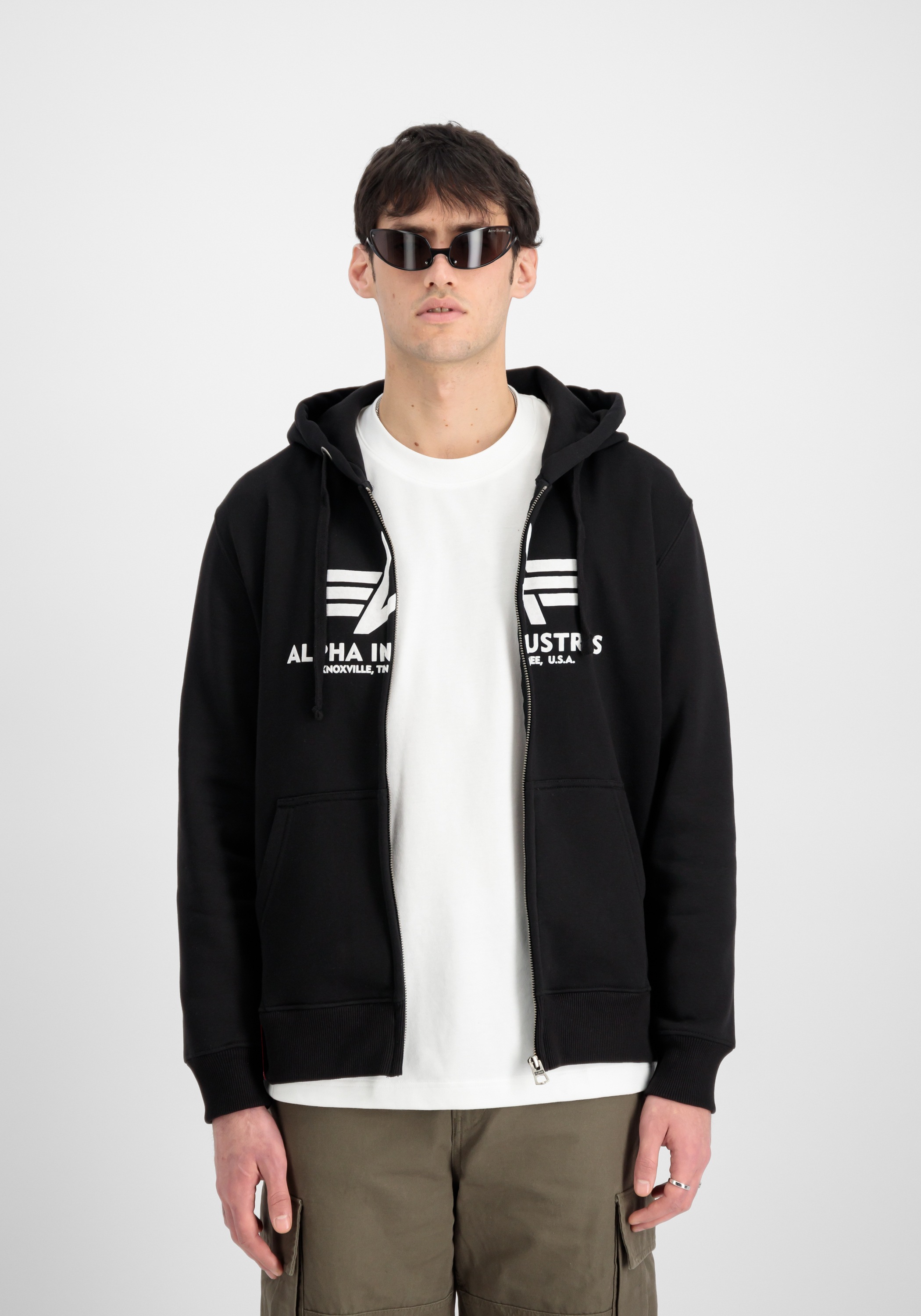 Alpha Industries Hoodie »Alpha Industries Men - Hoodies Basic Zip Hoodie PP«