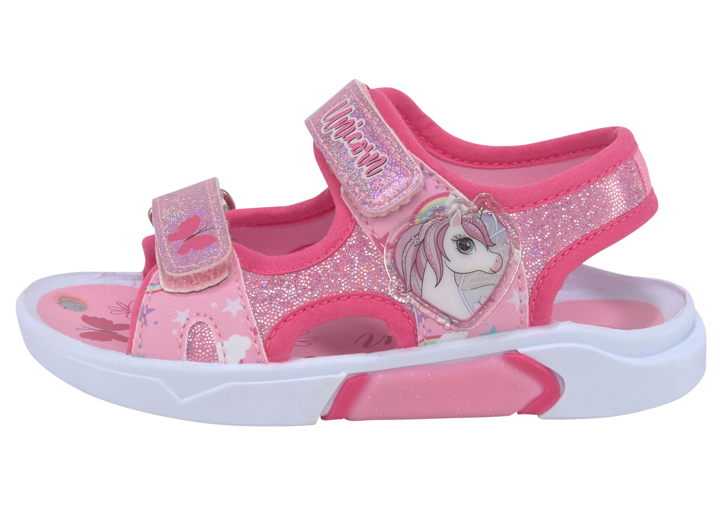 Disney Sandale »Unicorn«, mit Klettverschlüssen