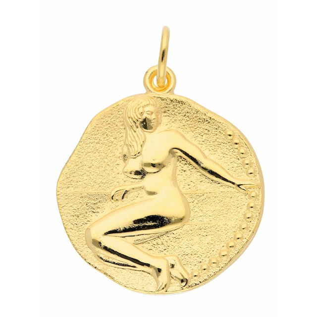 Adelia´s Kettenanhänger »333 Gold Sternzeichen Anhänger Jungfrau Ø 18,2  mm«, Goldschmuck für Damen & Herren kaufen | BAUR