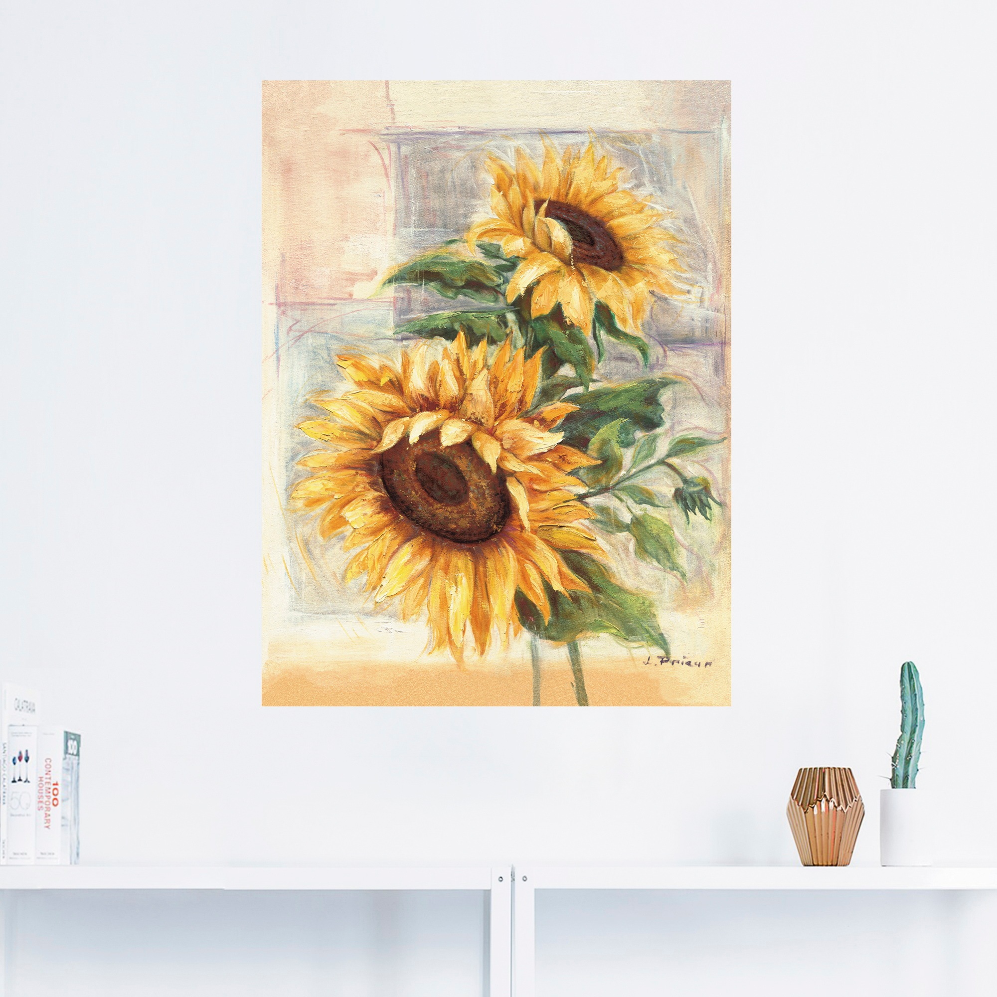 Artland Wandbild "Sonnenblumen II", Blumen, (1 St.), als Alubild, Outdoorbi günstig online kaufen