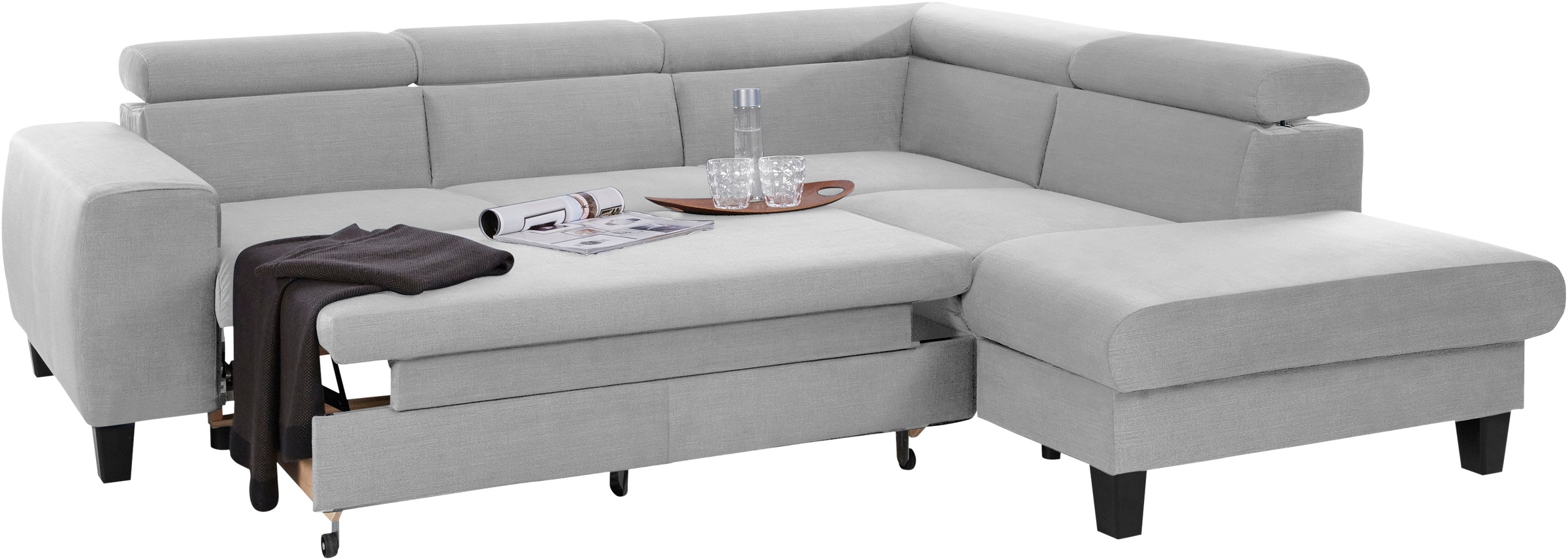 Cotta Morven L-Shape Corner Sofa Bed 9