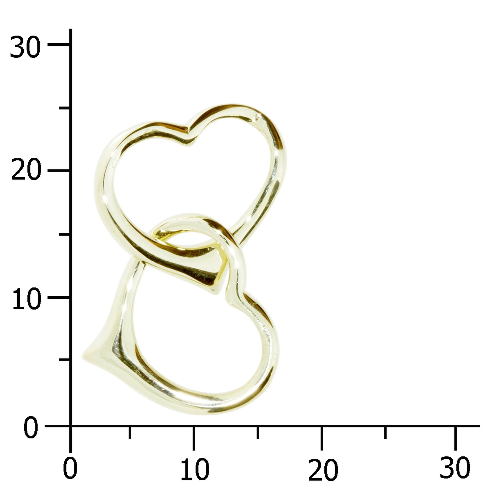 OSTSEE-SCHMUCK Kettenanhänger »- Herz - Gold 333/000 -,«