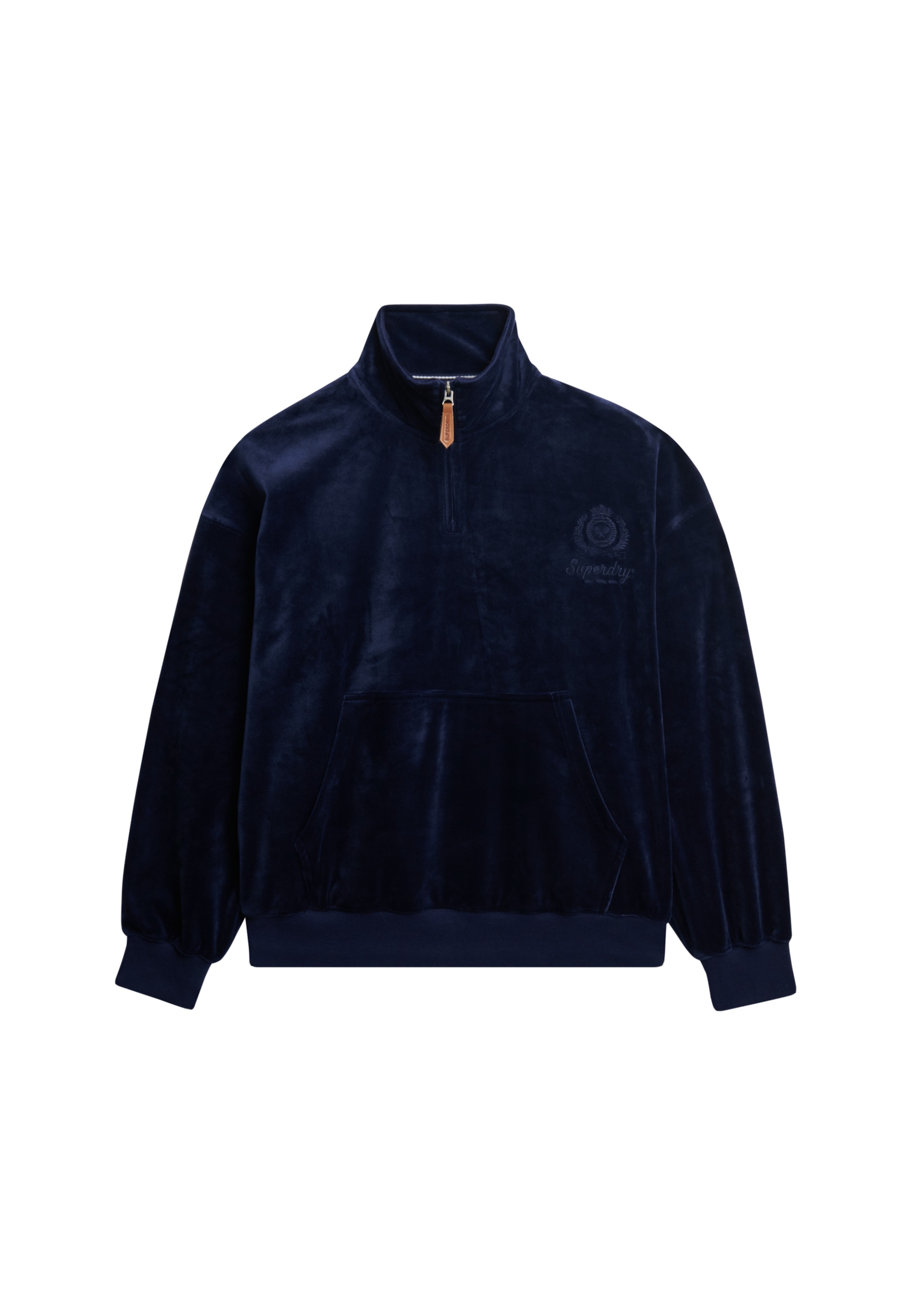 Superdry Sweatshirt »COUNTRY CLUB VELOUR 1/4 ZIP«