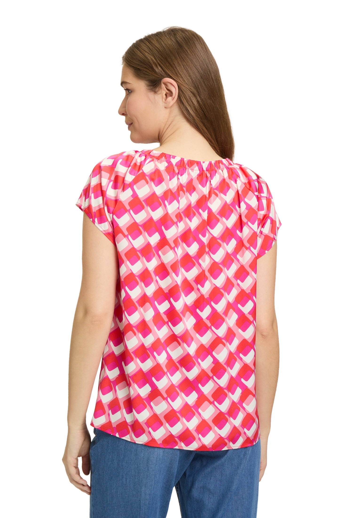 Betty Barclay Schlupfbluse "Betty Barclay Damen Casual-Bluse mit Muster" günstig online kaufen