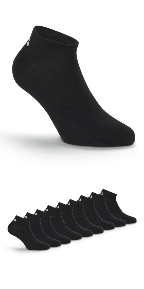Fila Sneakersocken "UNISEX INVISIBLE PLAIN SOCKS" 9 Stk. tlg. mit Logo-Schriftzug