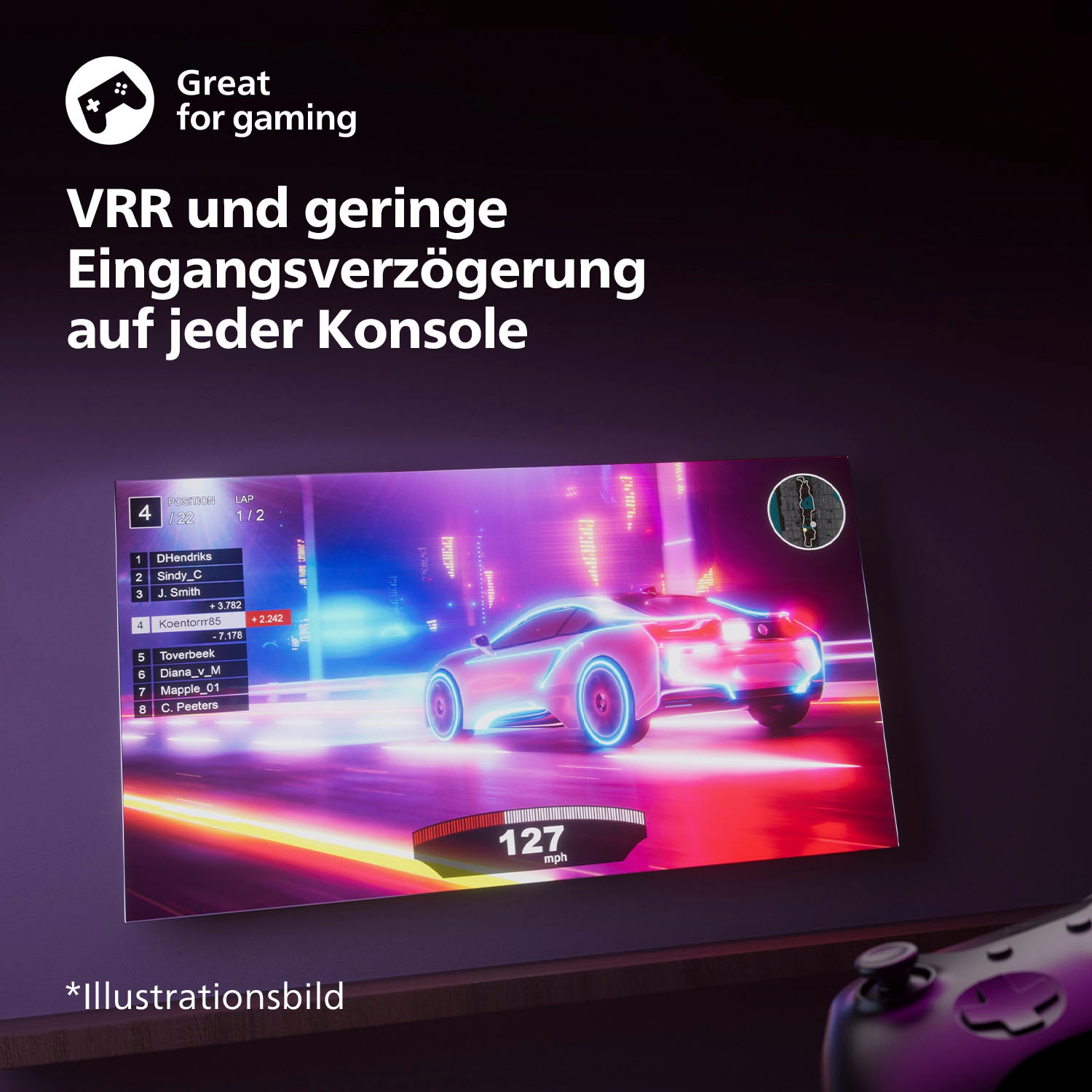 Philips LED-Fernseher »55PUS7609/12«, 4K Ultra HD, Smart-TV