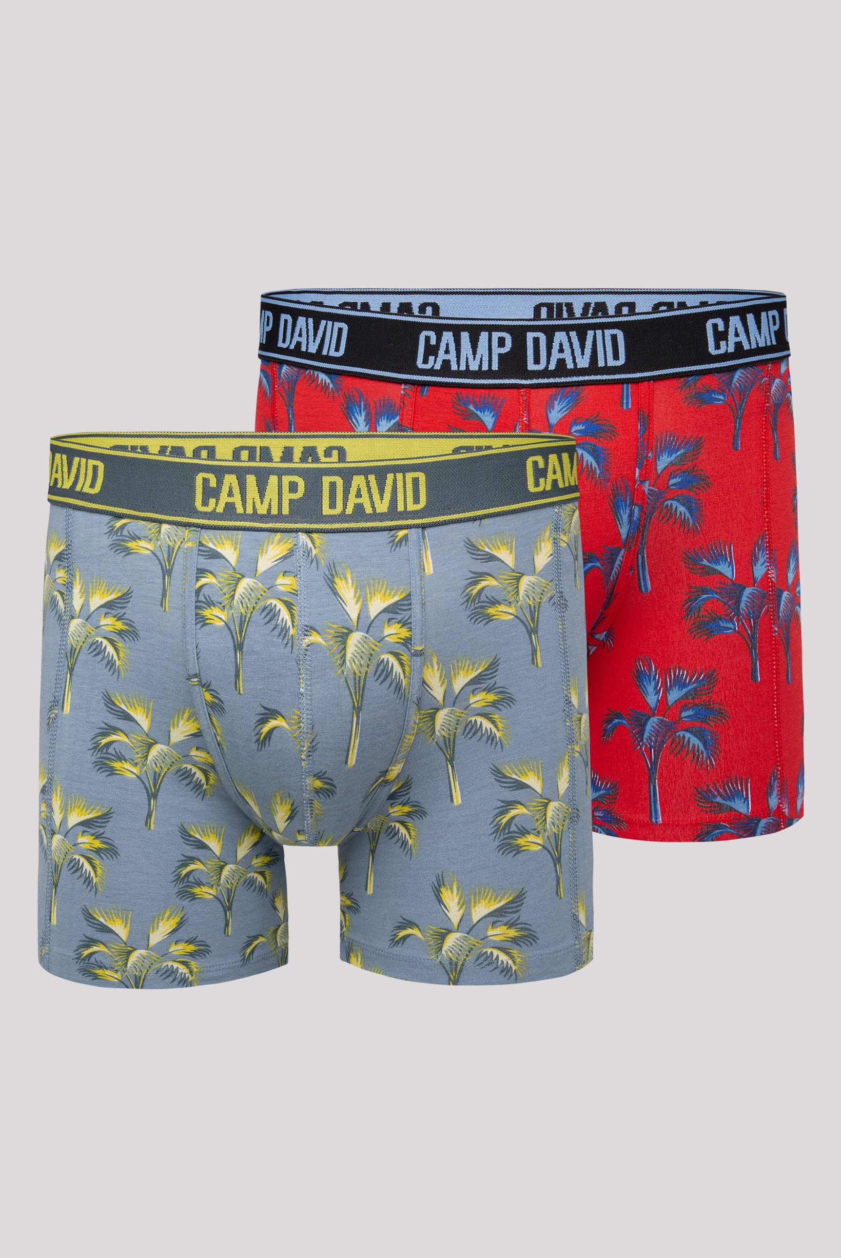 CAMP DAVID Boxershorts "Set:" 2 Stk. mit All Over Print