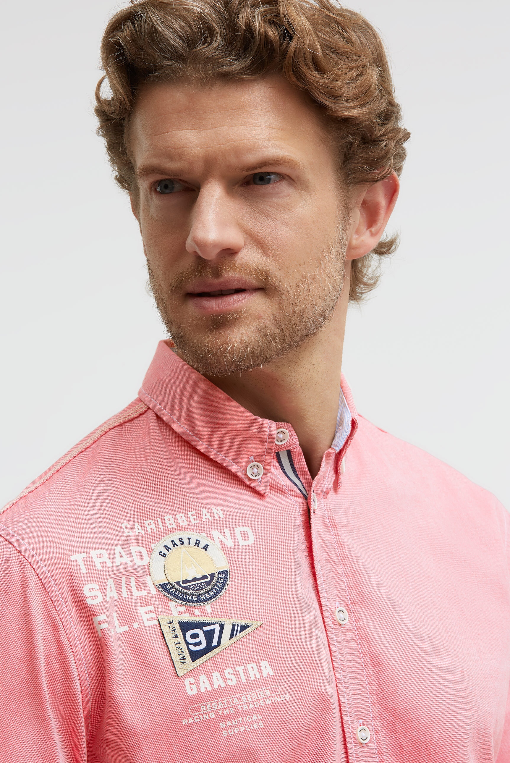 Gaastra Langarmhemd mit reflektierenden Tapes