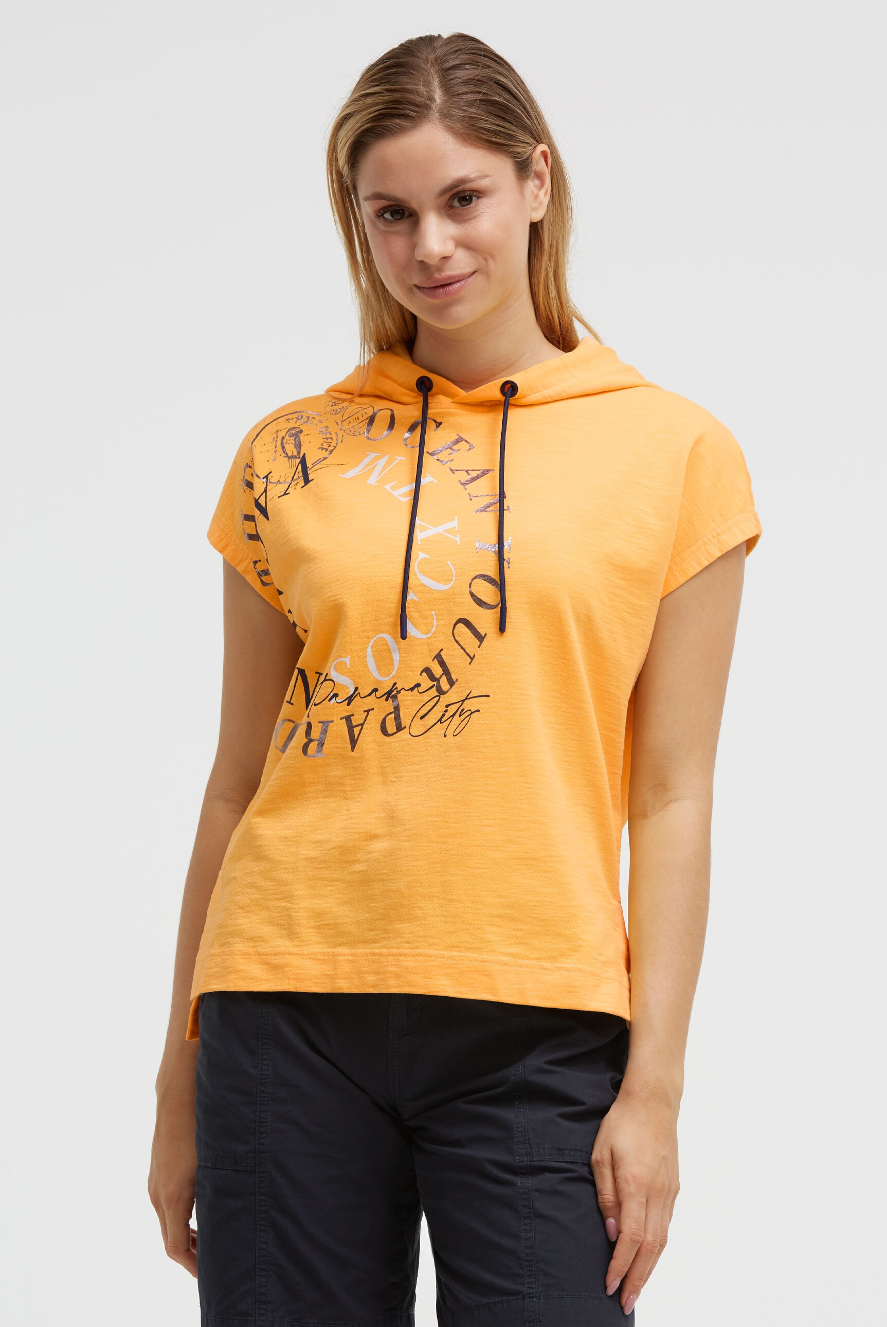 SOCCX Kapuzensweatshirt, mit überschnittener Schulter & Seitenschlitze günstig online kaufen