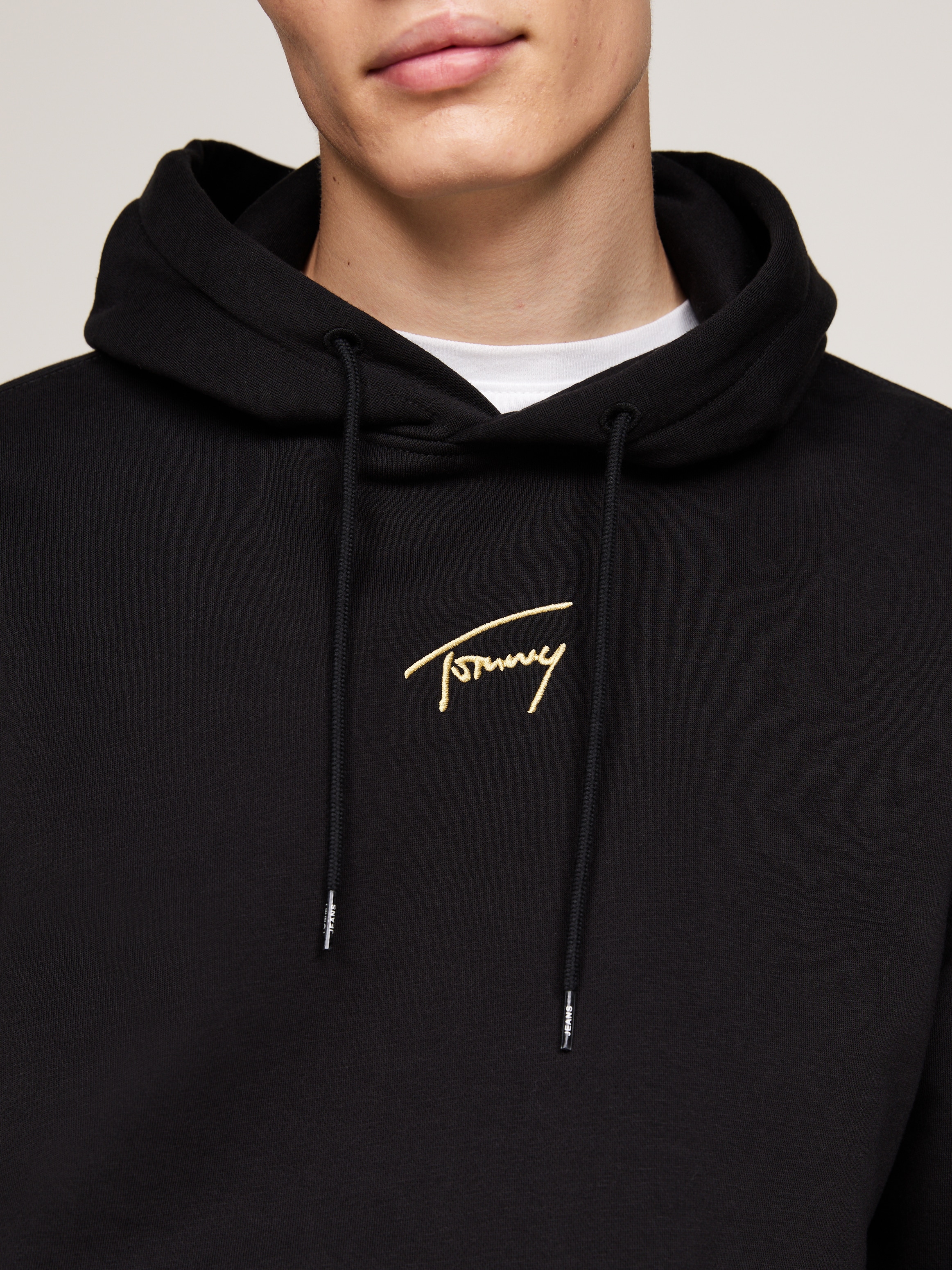 Tommy Jeans Plus Hoodie "TJM REG GOLD SIGNT HOODIE EXT", Große Größen