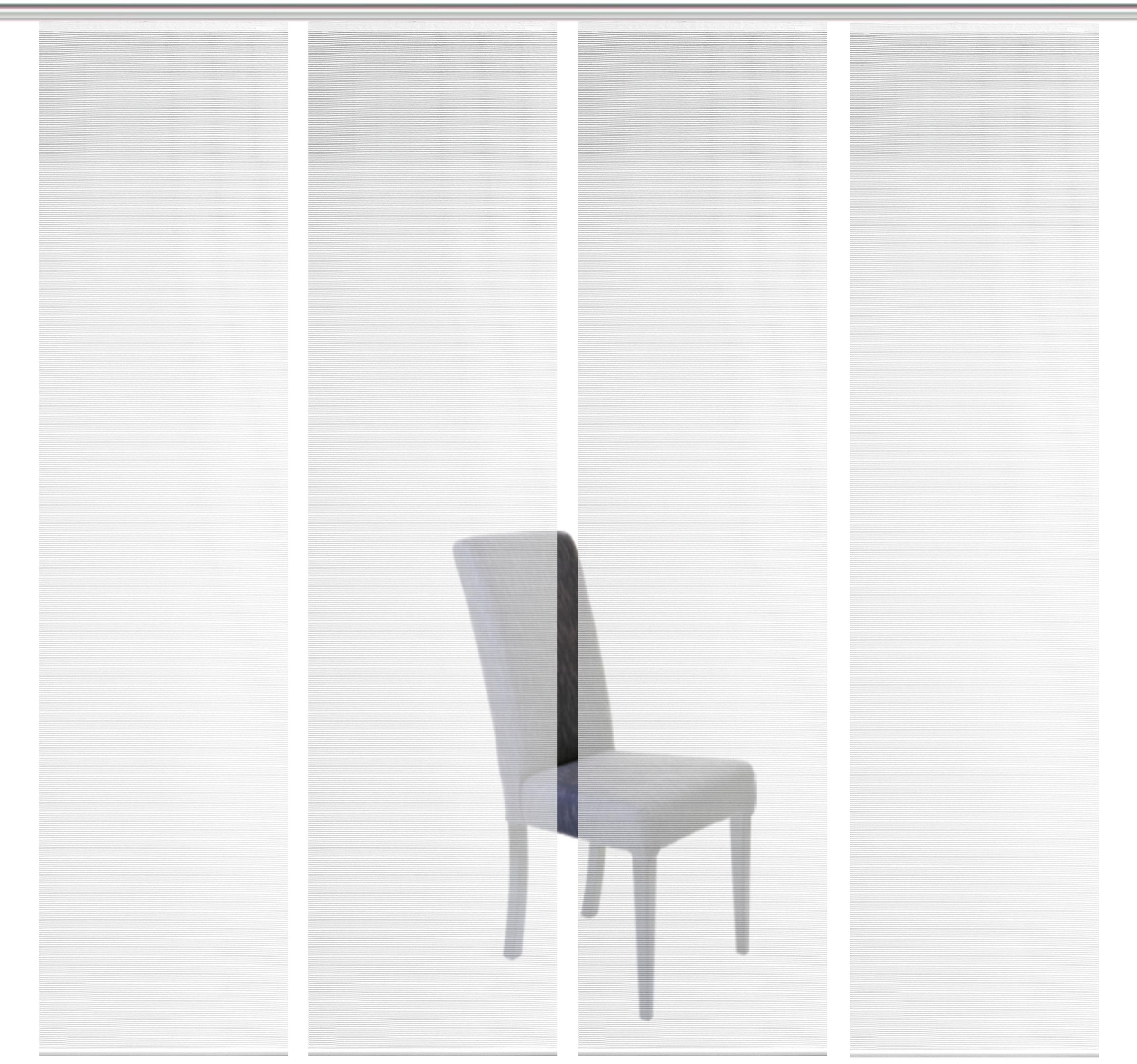 Vision S Schiebegardine "4ER SET ROM" Paneelwagen 4 Stk. tlg. HxB: 260x60, günstig online kaufen